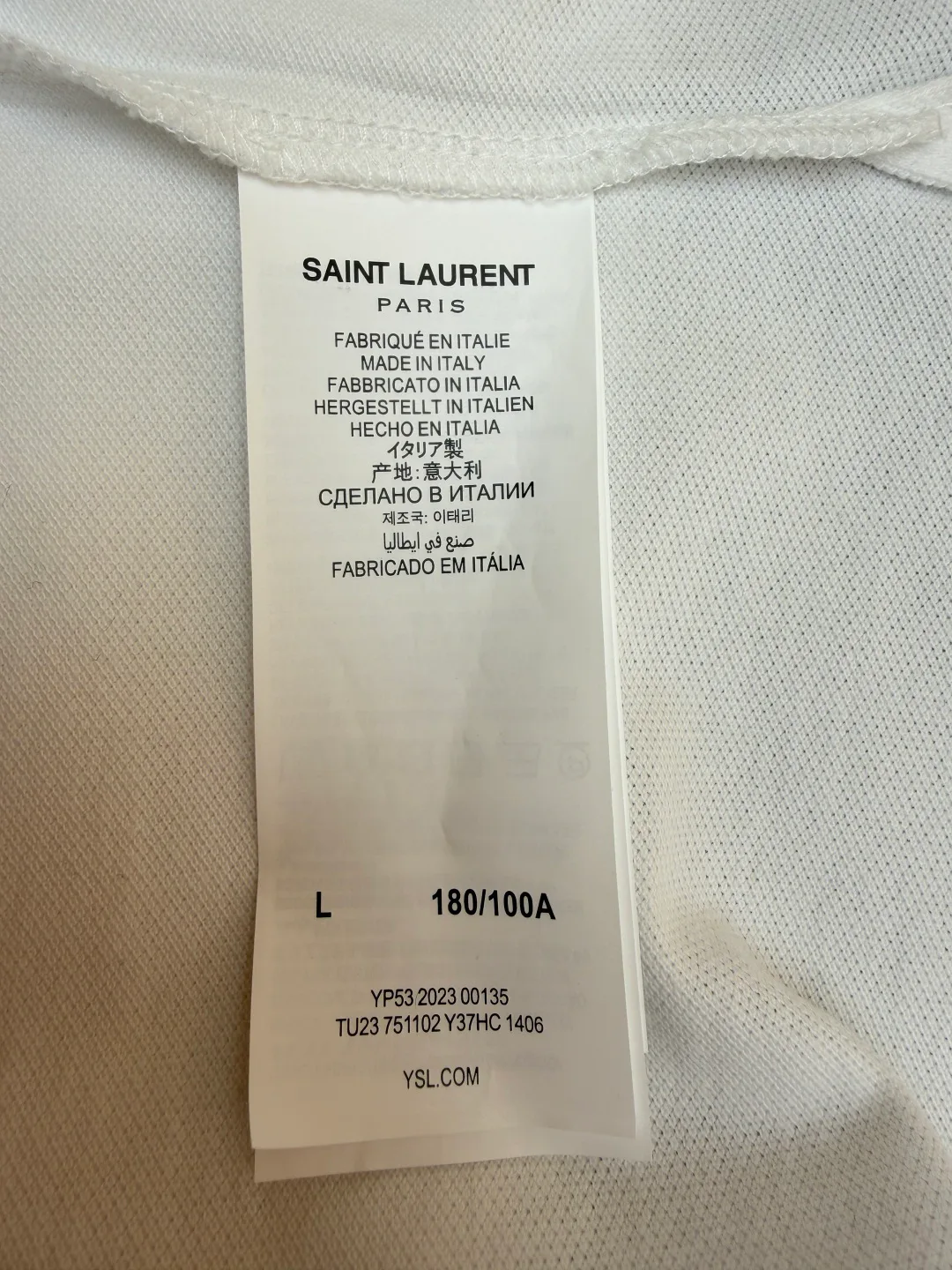 Рубашки Мужские Saint Laurent 5405687