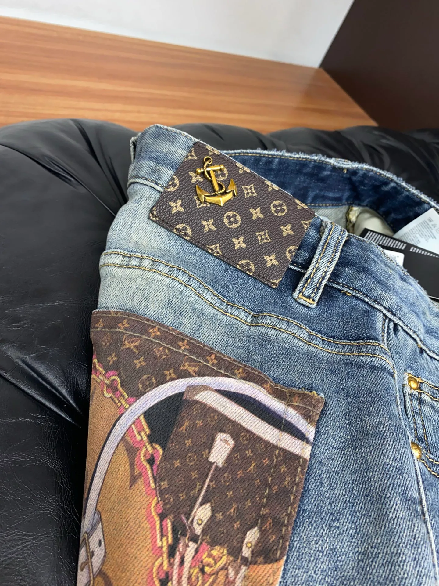Джинсы Мужские Louis Vuitton 17510119