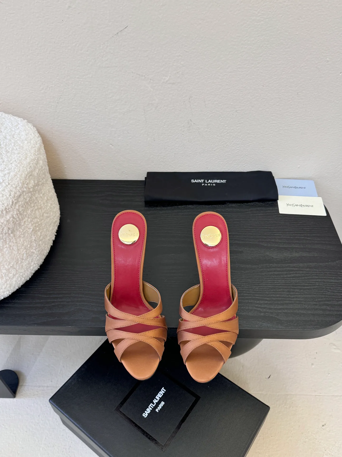 Босоножки Женские Saint Laurent 965911