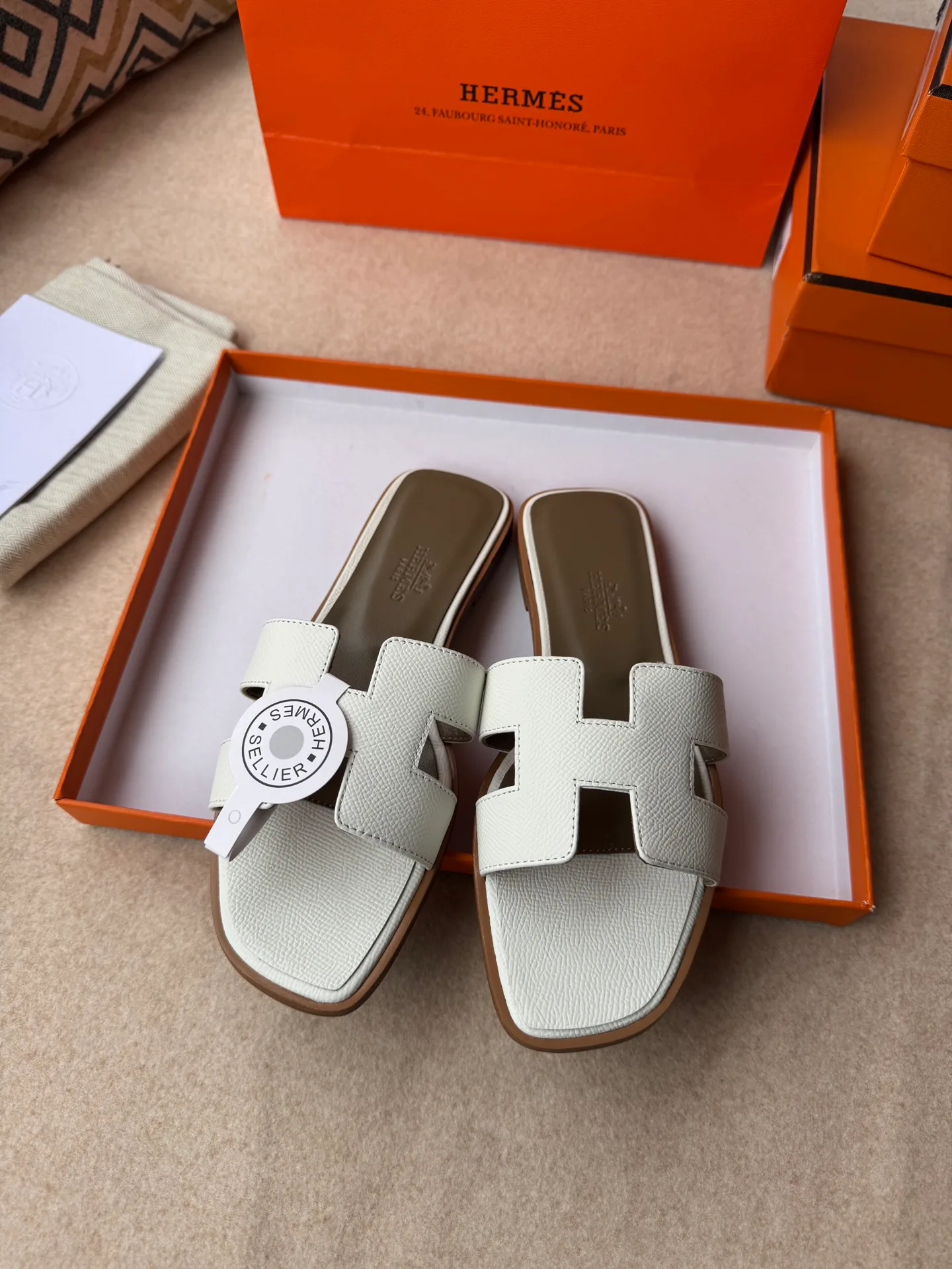 Шлепанцы Женские Hermes 18683