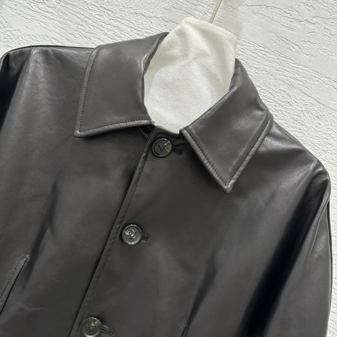 Кожаные Куртки И Дублёнки Женские Bottega Veneta 558868