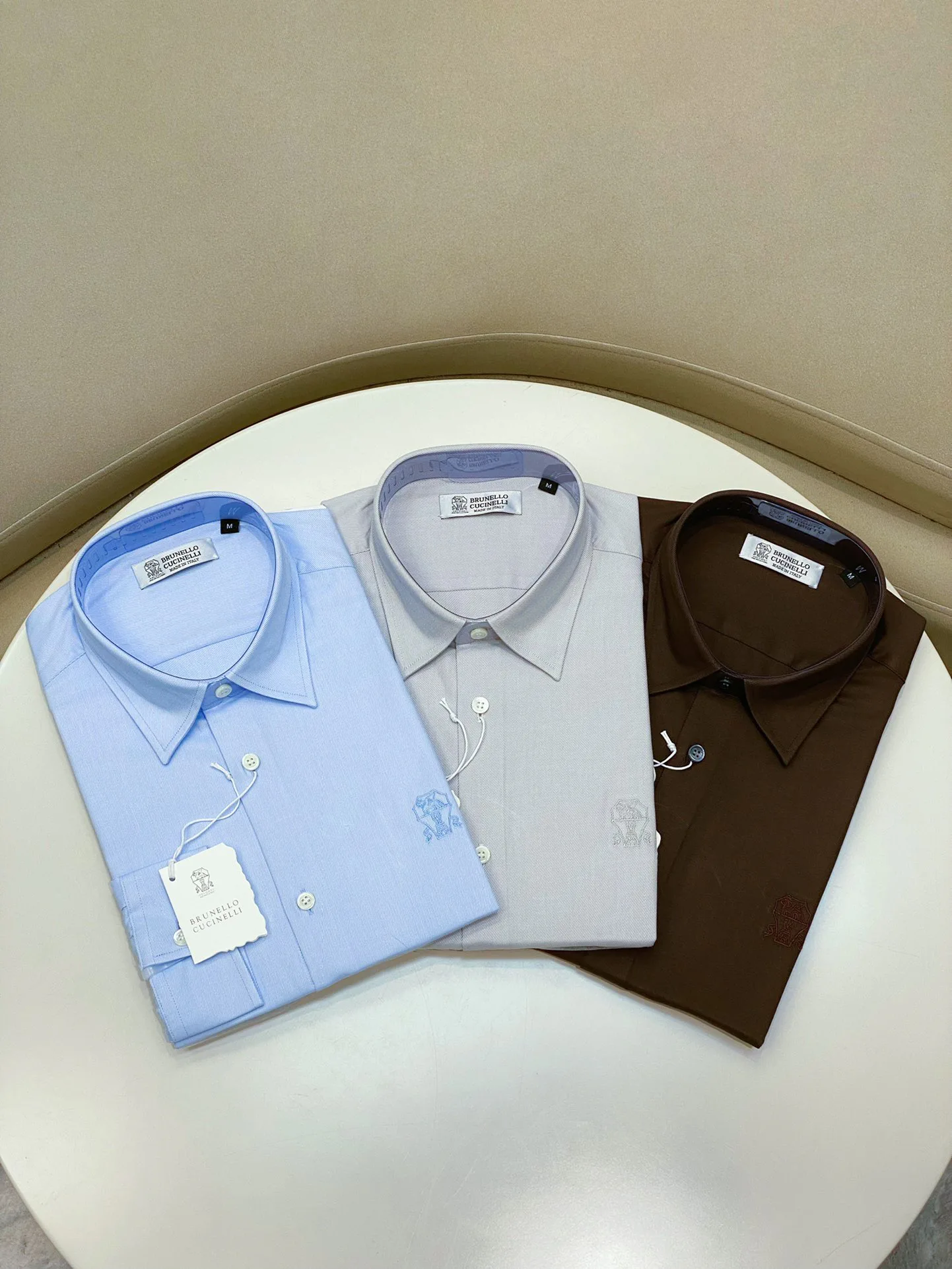 Рубашки Мужские Brunello Cucinelli 293350