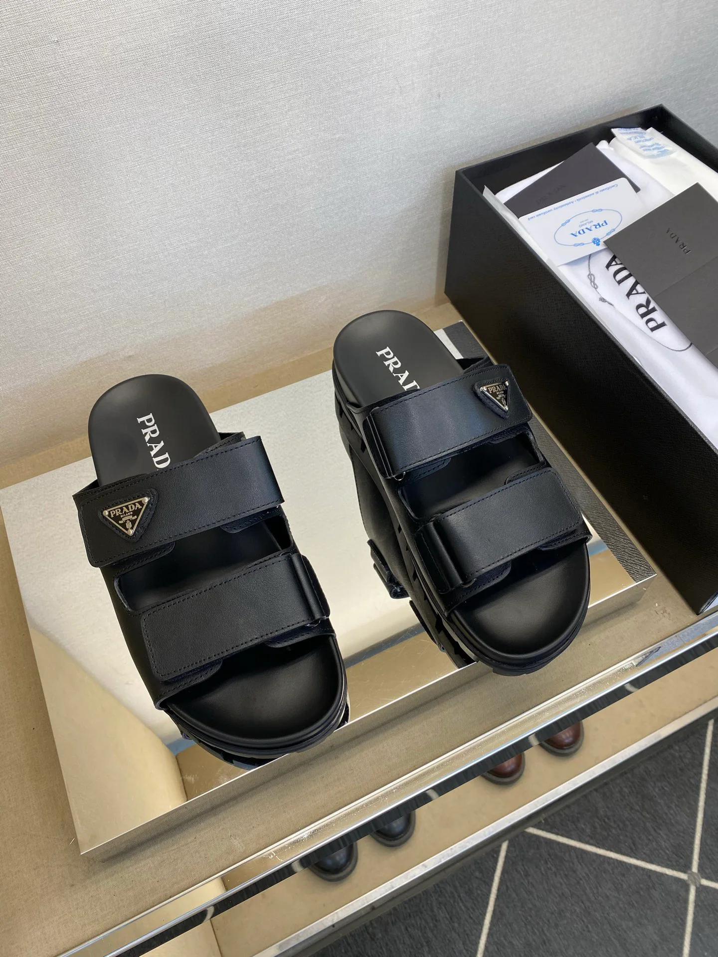 Шлепанцы Мужские Prada 15326410