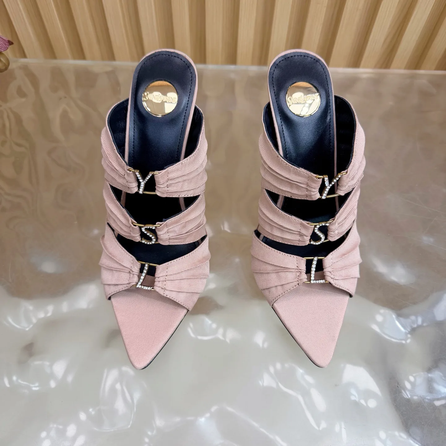 Босоножки Женские Saint Laurent 11660374