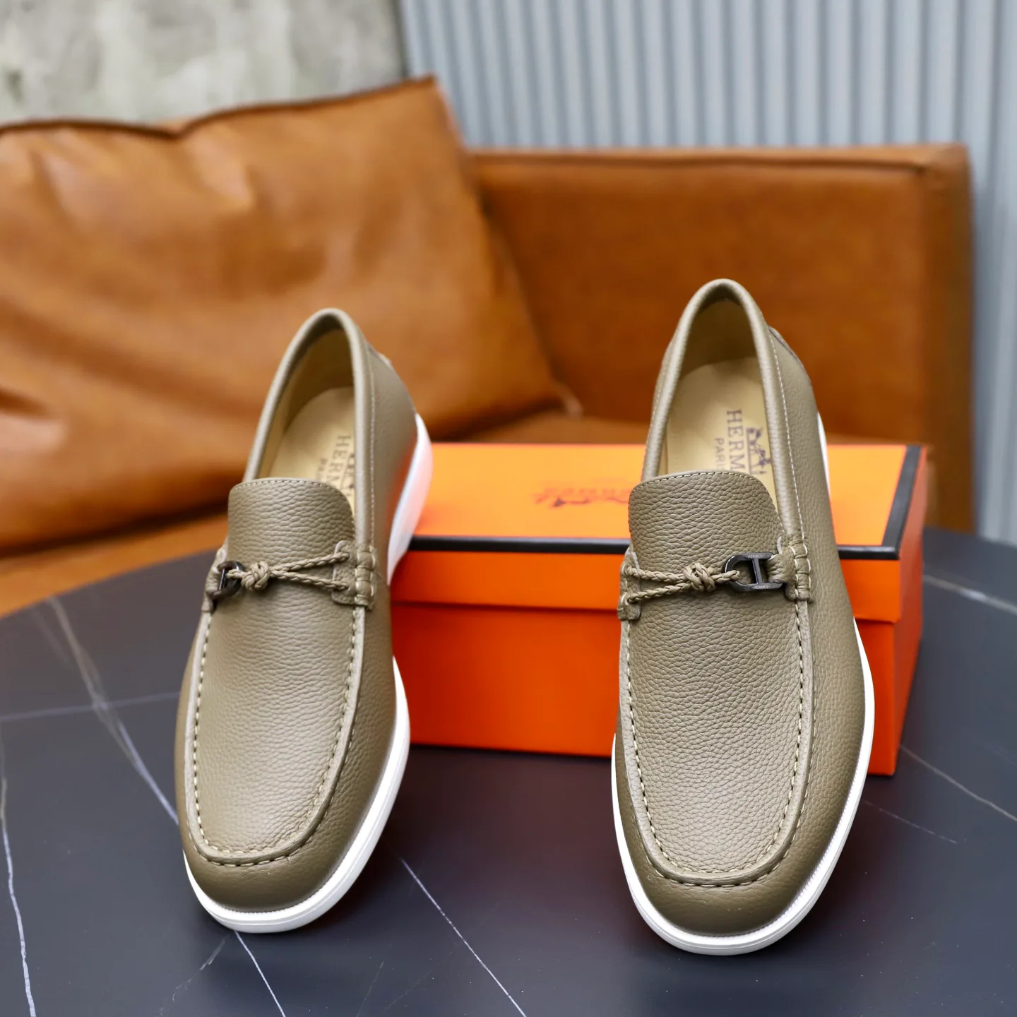 Лоферы И Туфли Мужские Hermes 18103098