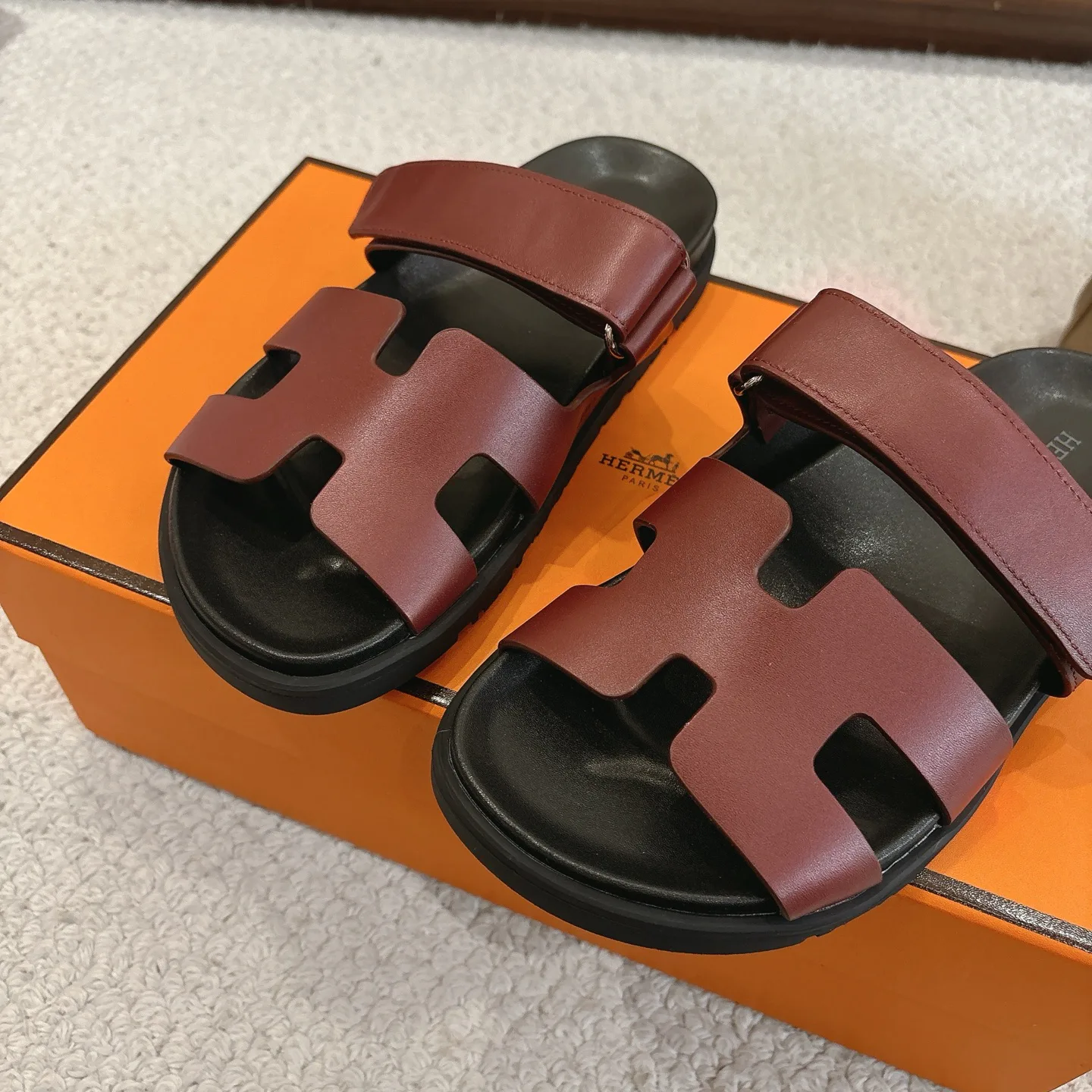 Шлепанцы Женские Hermes 406432