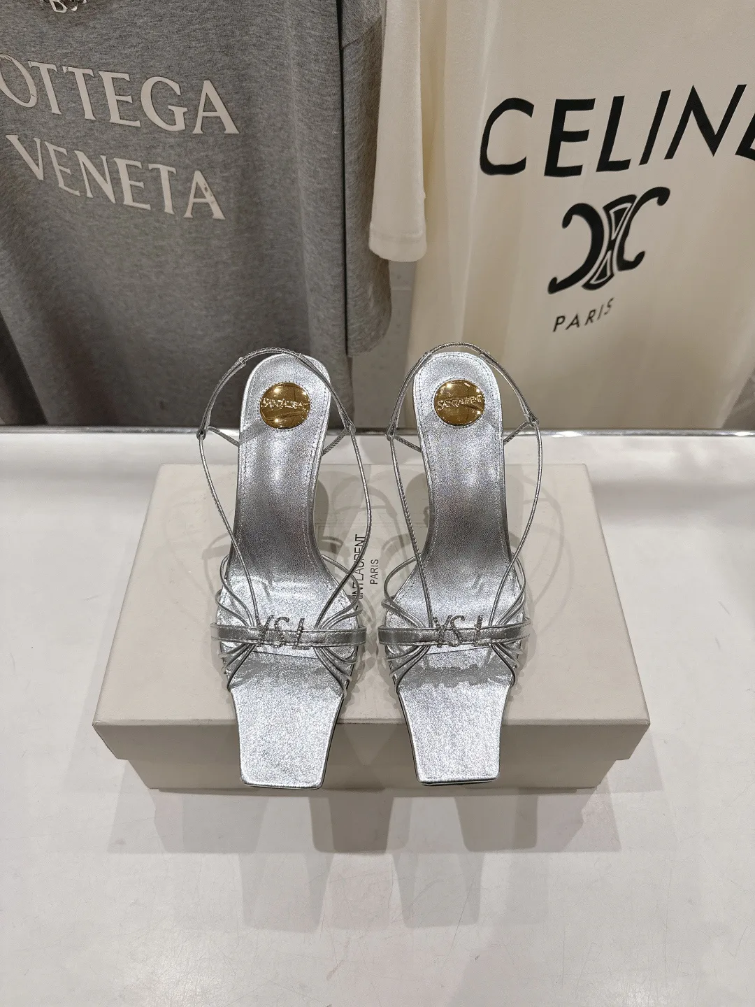 Босоножки Женские Saint Laurent 11623316