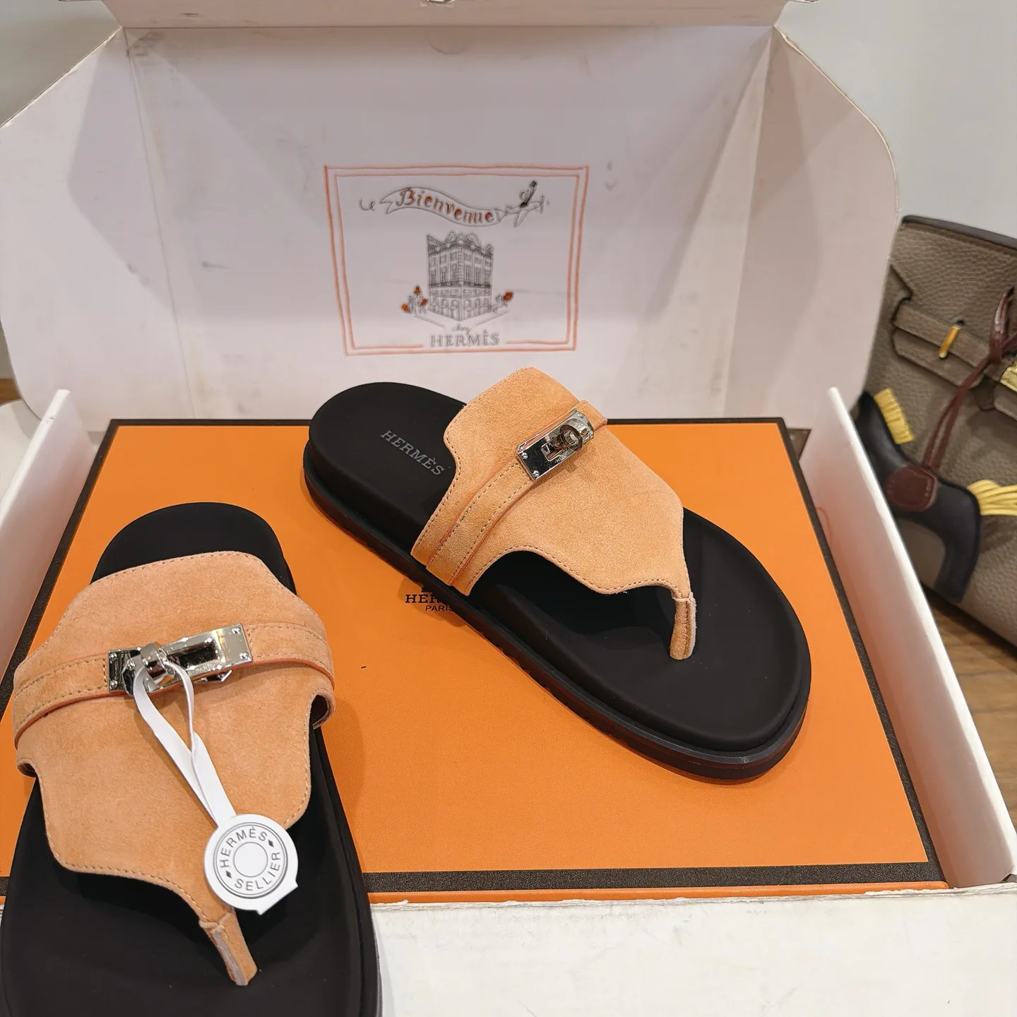 Шлепанцы Женские Hermes 17014854