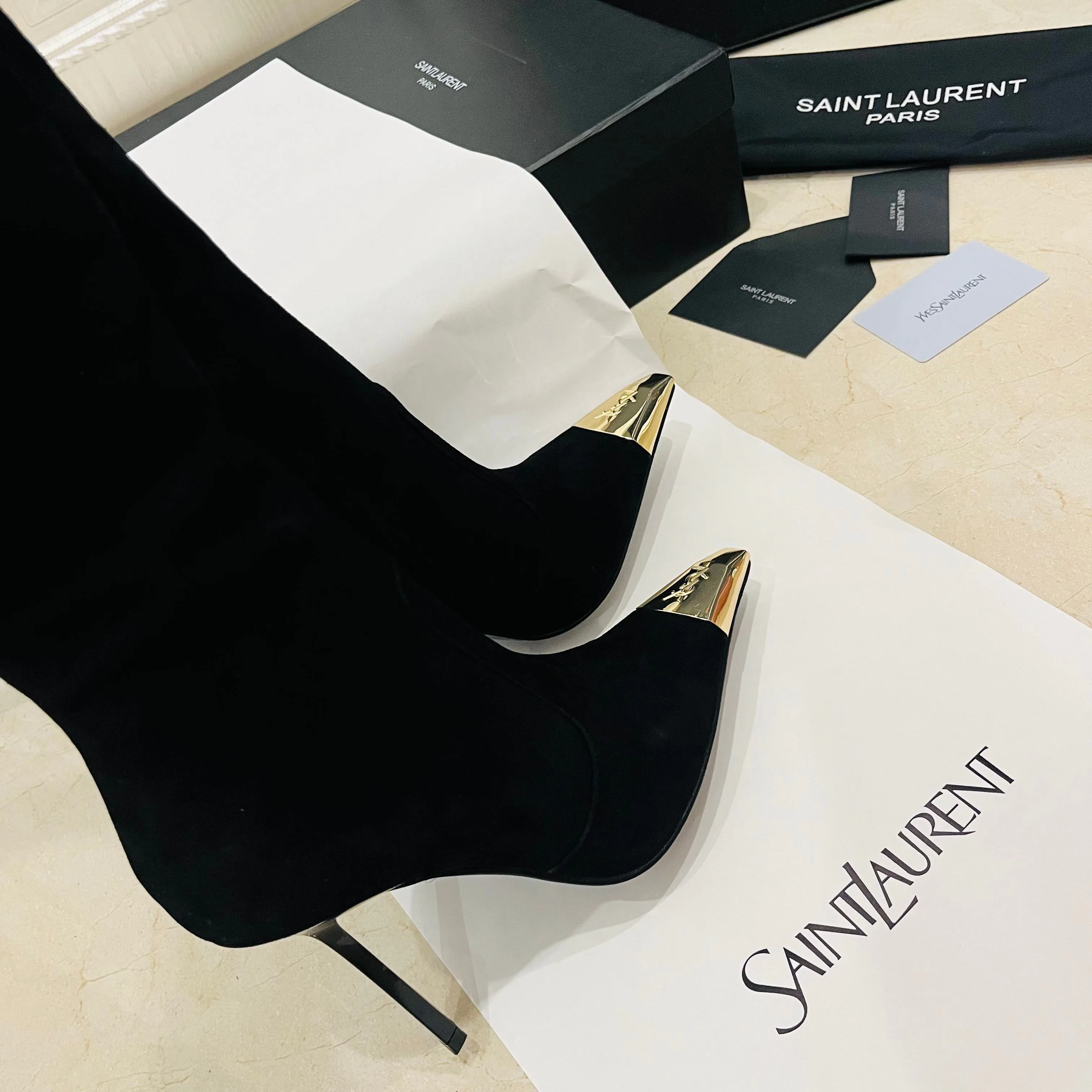 Сапоги Женские Saint Laurent 18083165