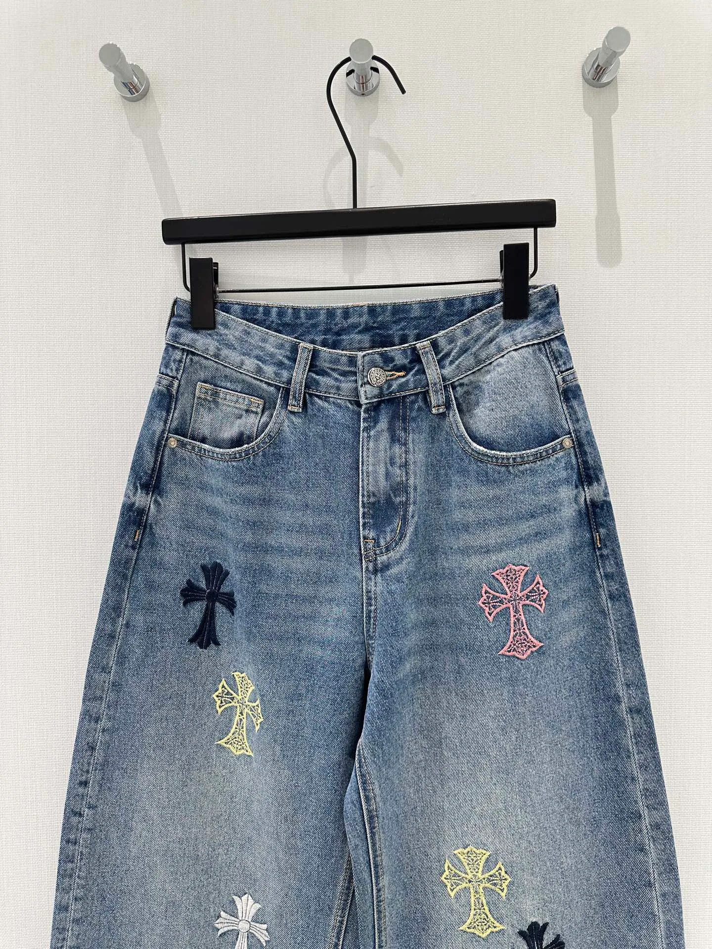 Джинсы Женские Chrome Hearts 10232446