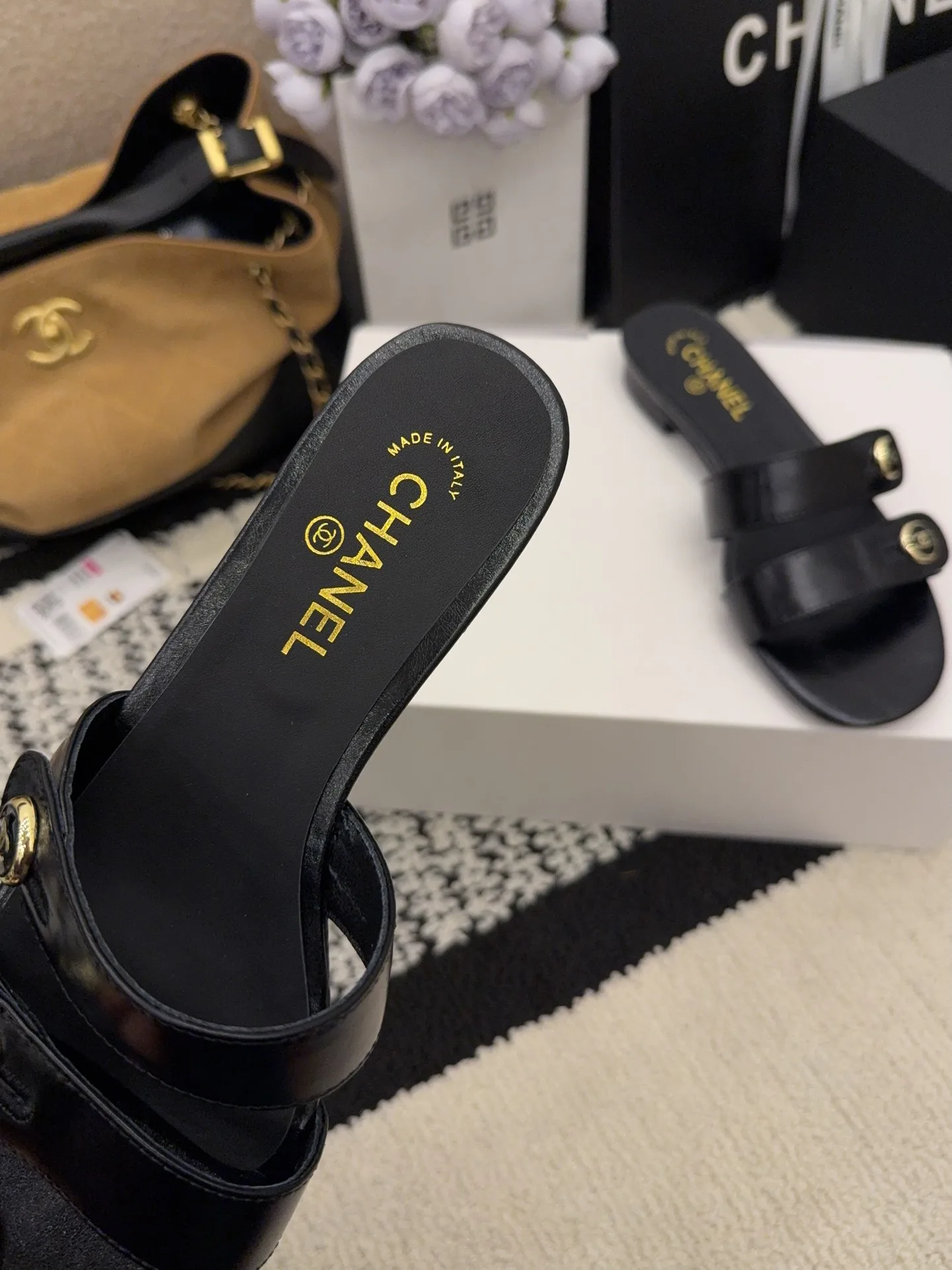 Шлепанцы Женские Chanel 403249