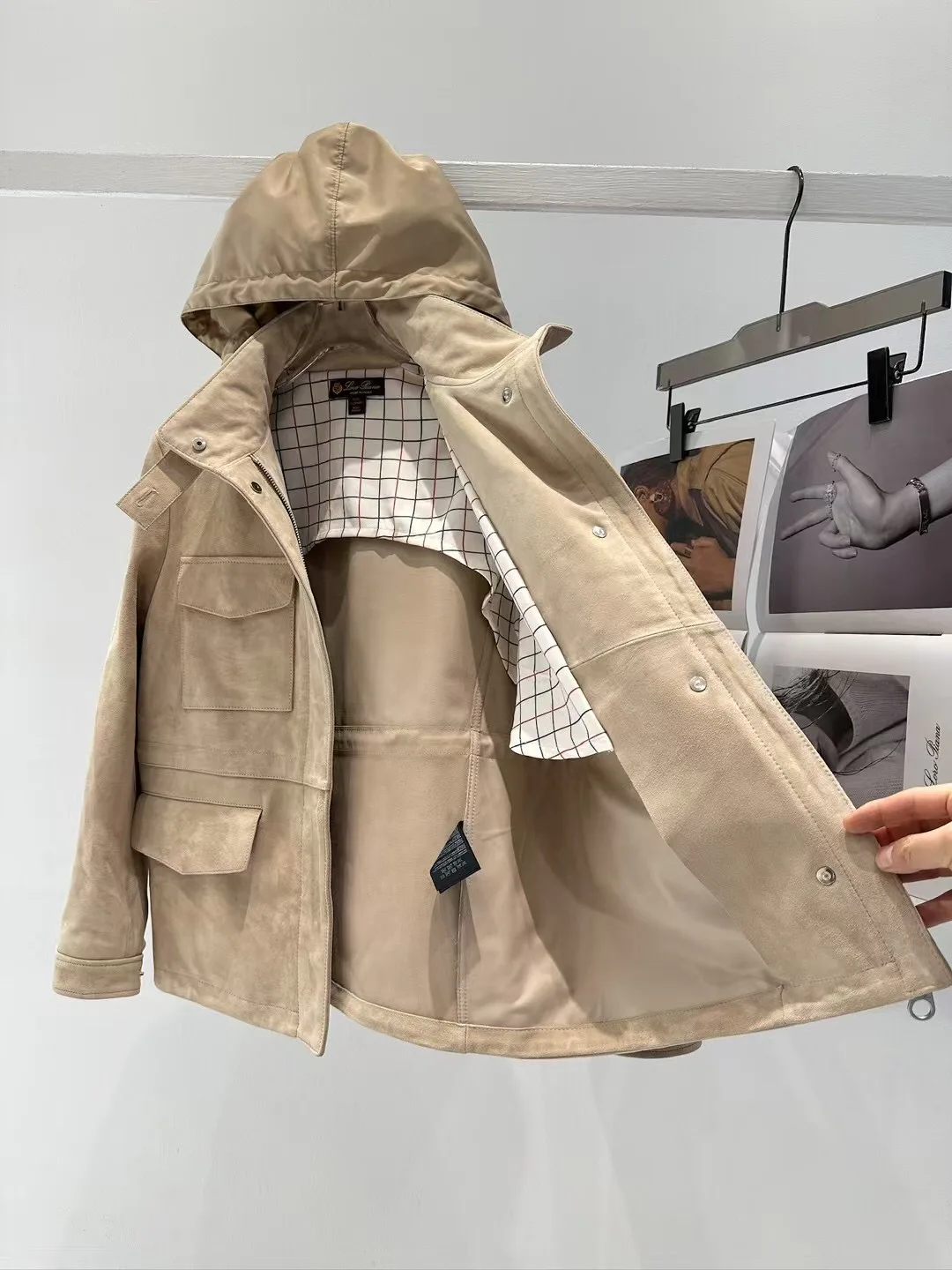 Кожаные Куртки И Дублёнки Женские Loro Piana 11700606