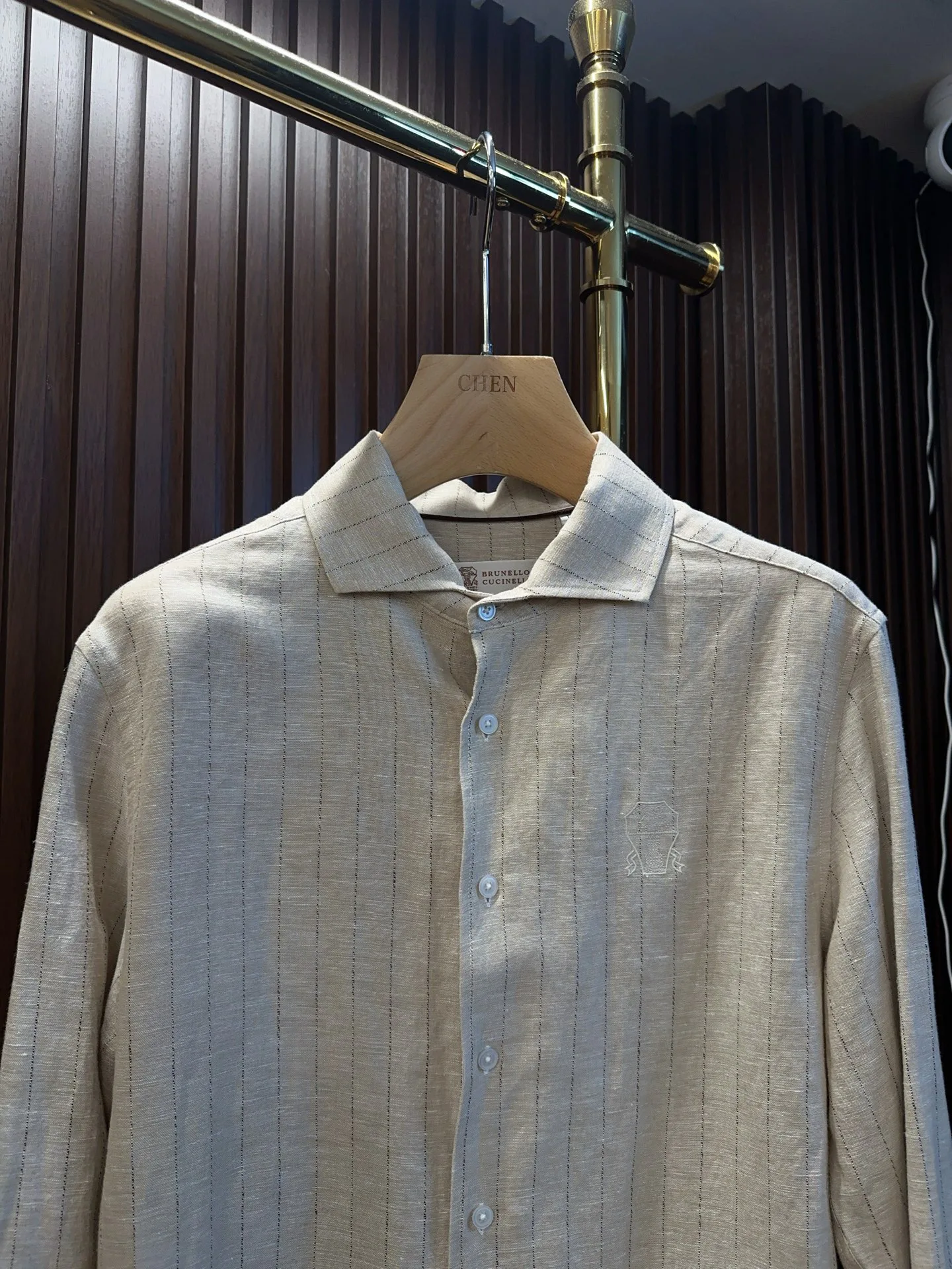 Рубашки Мужские Brunello Cucinelli 11383628
