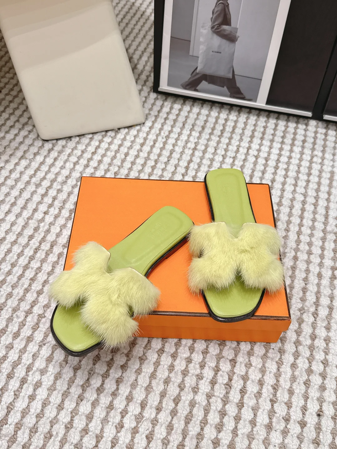 Тапочки Женские Hermes 12859268