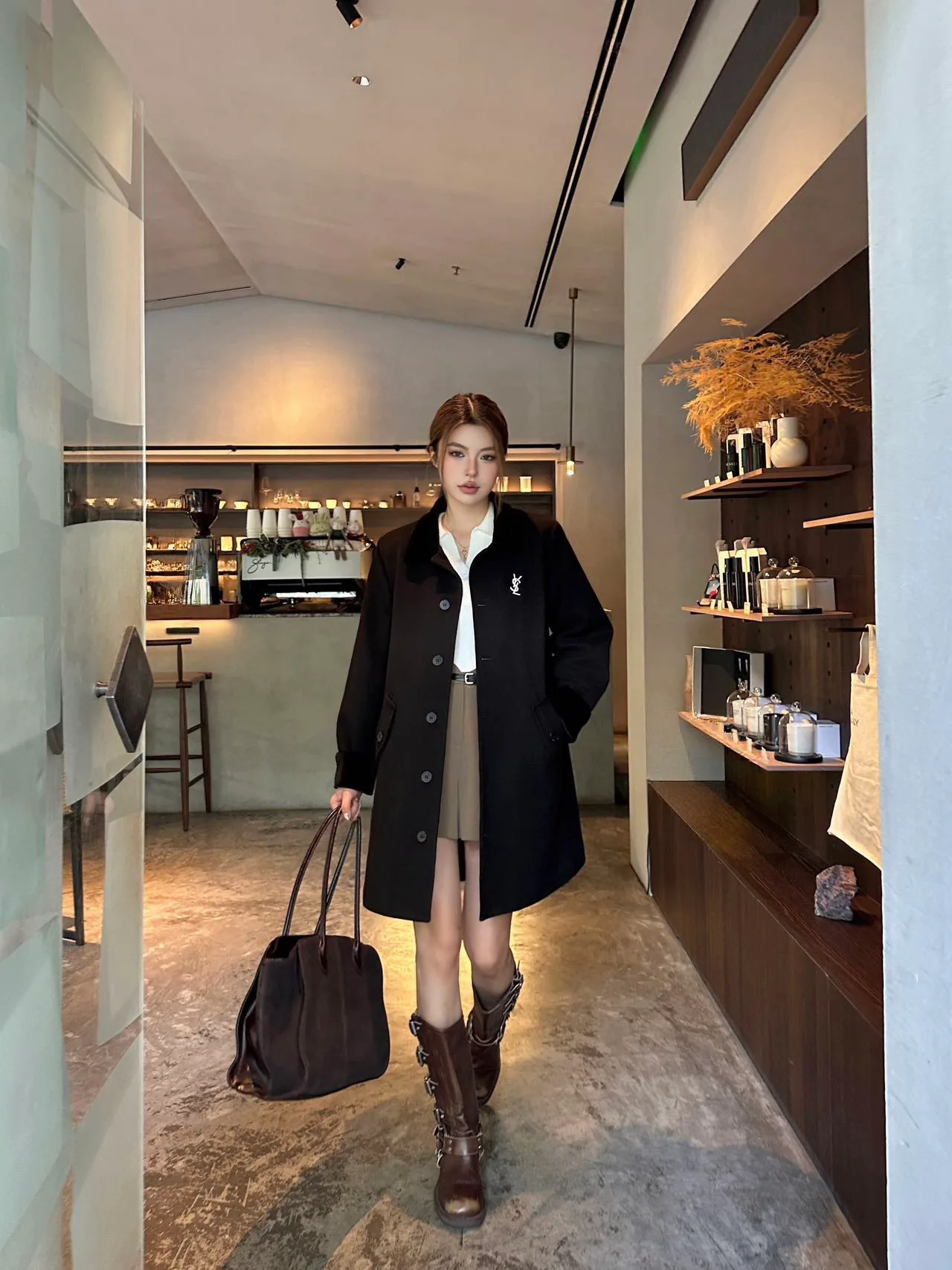 Пальто Женские Saint Laurent 907022