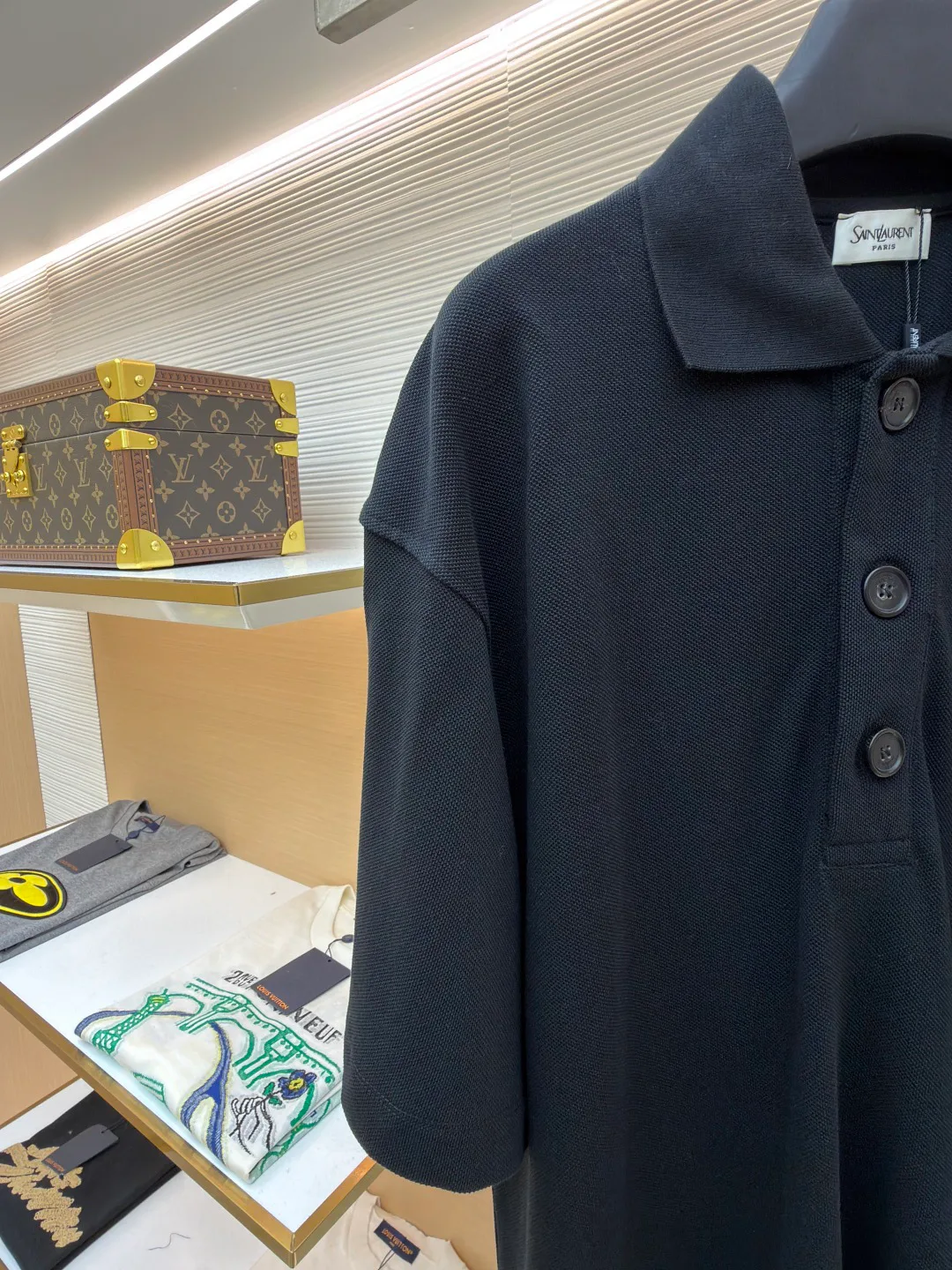 Рубашки Мужские Saint Laurent 5405635