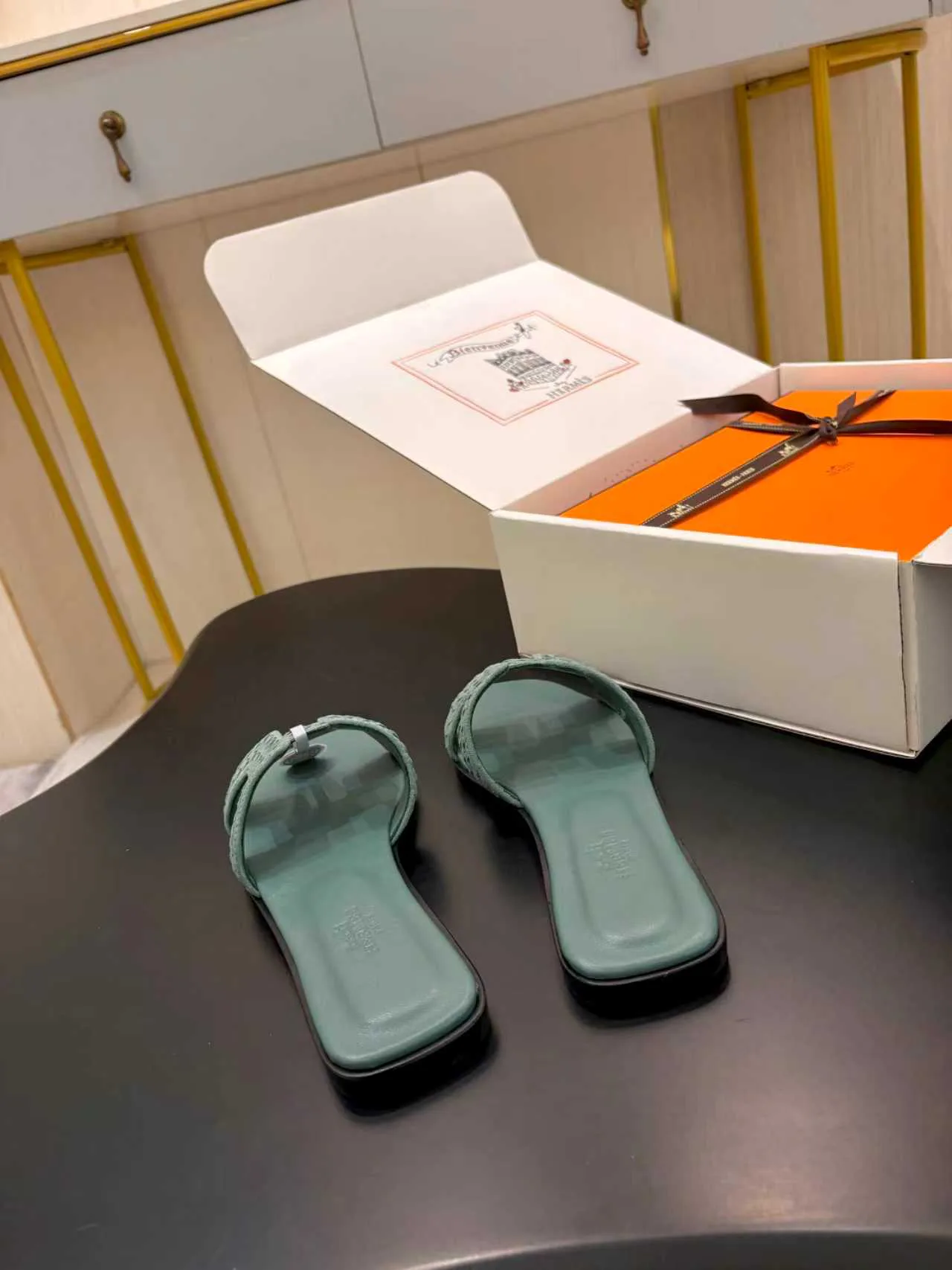 Шлепанцы Женские Hermes 735230