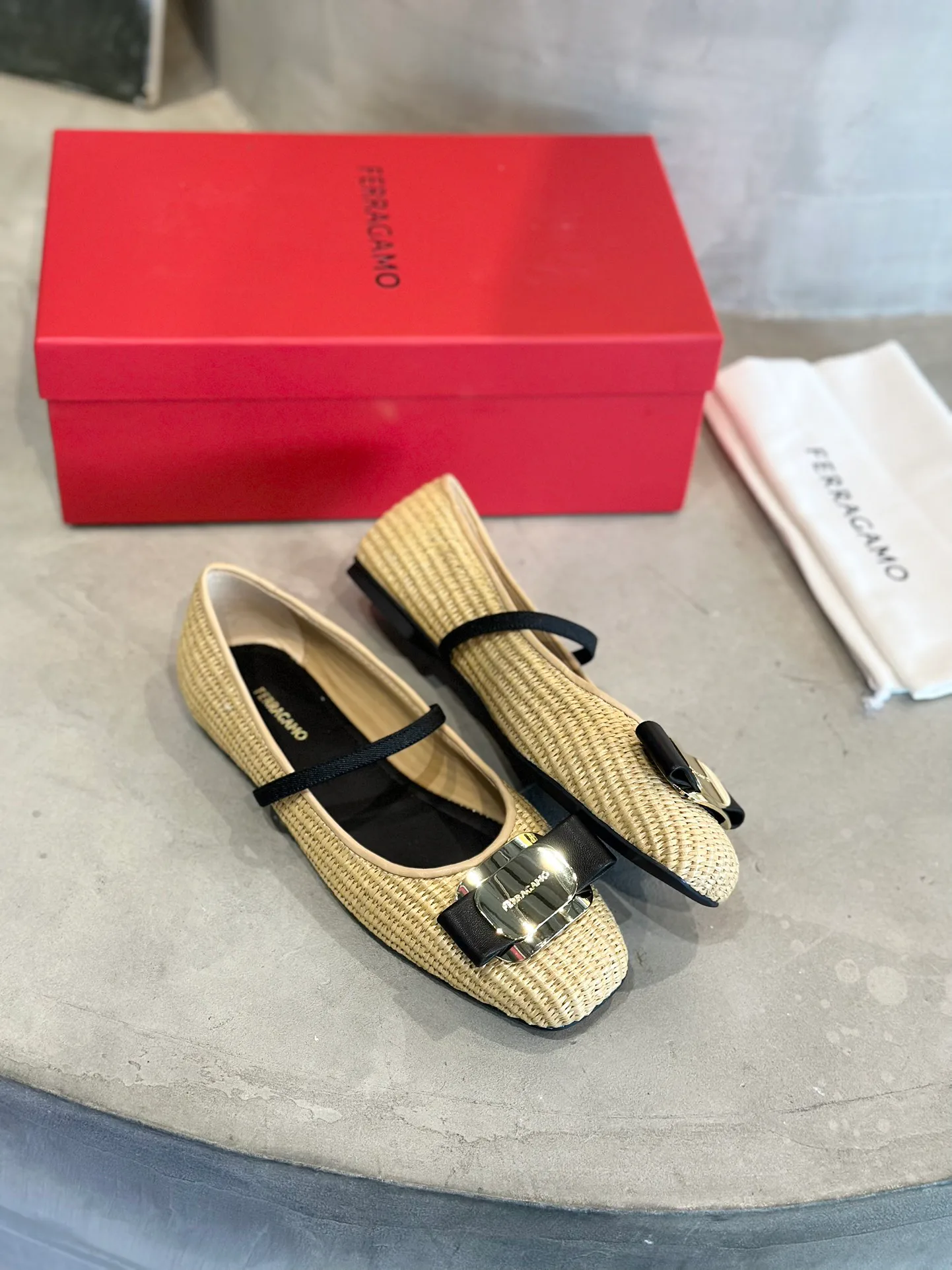 Балетки Женские Salvatore Ferragamo 13600370