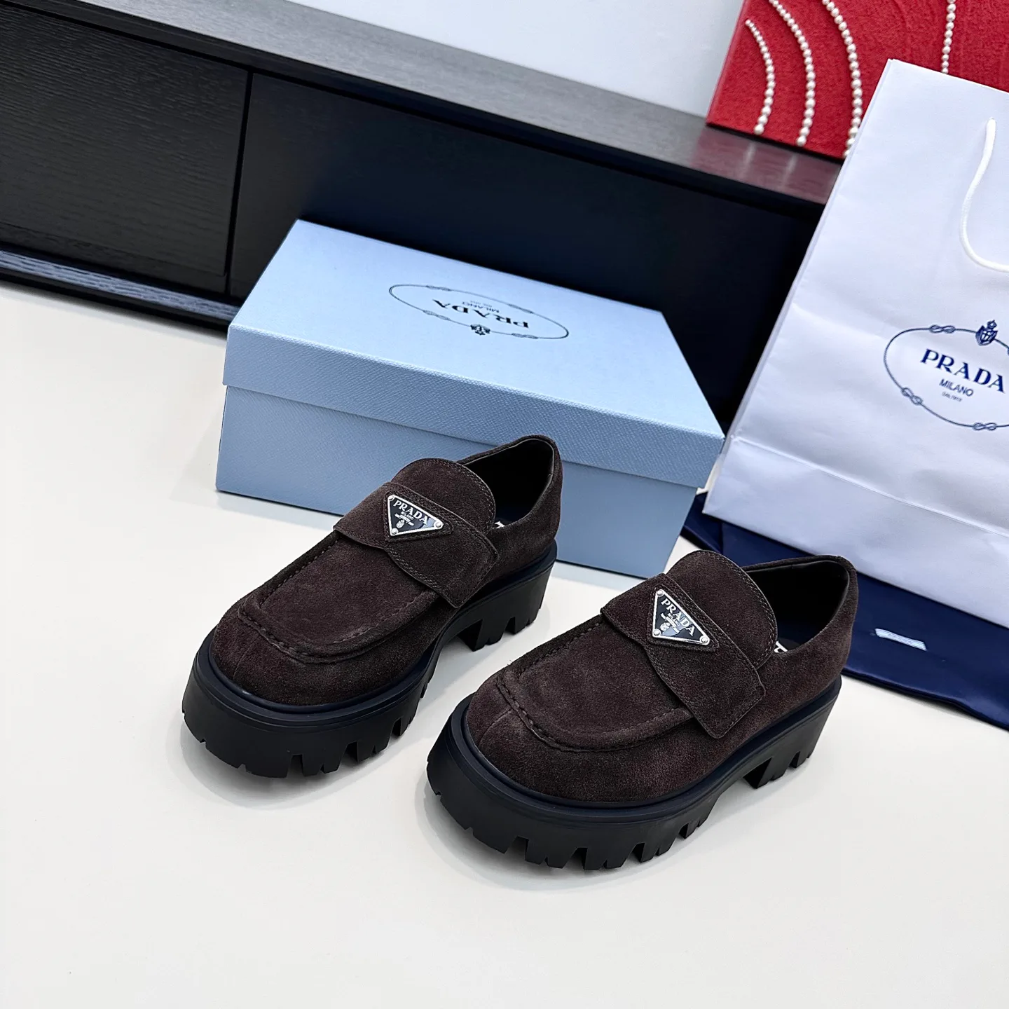 Лоферы Женские Prada 454029