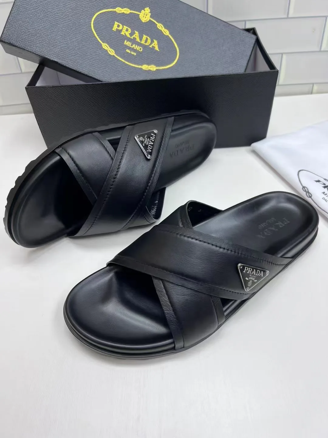 Шлепанцы Мужские Prada 17037955