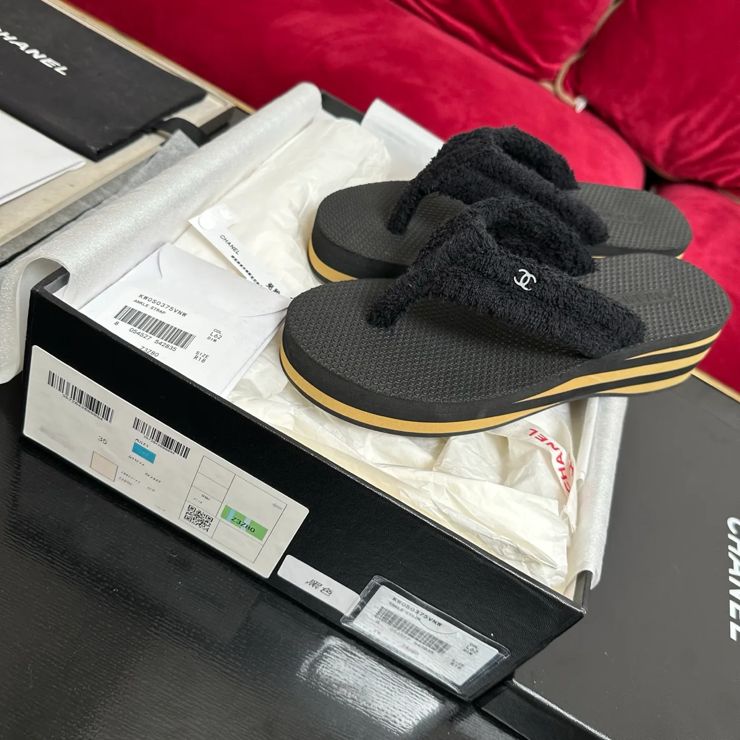 Шлепанцы Женские Chanel 25405