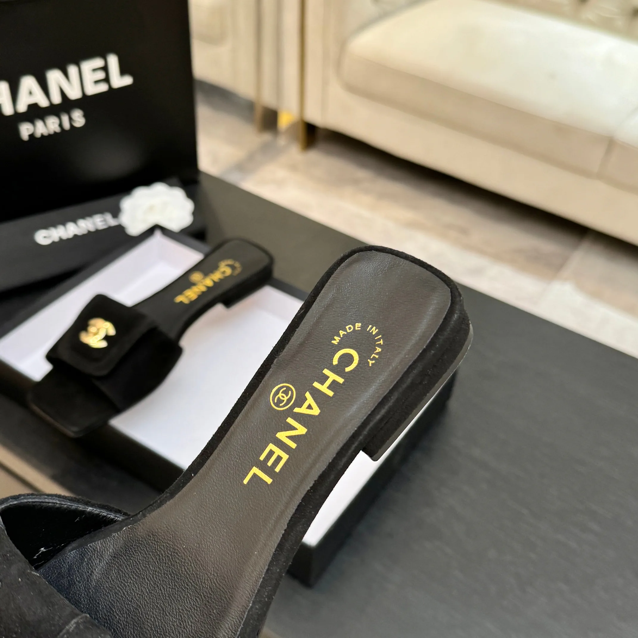 Шлепанцы Женские Chanel 12208627