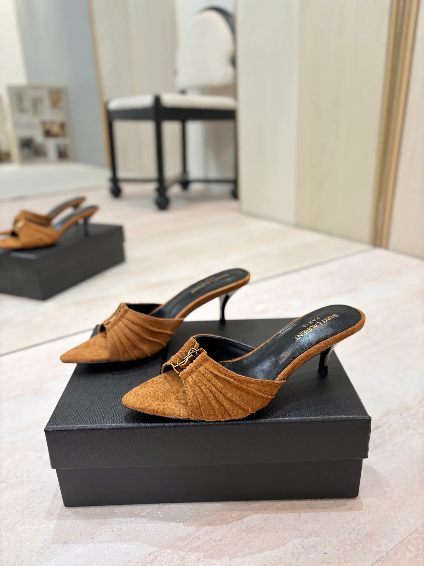 Мюли И Сабо Женские Saint Laurent 17476007
