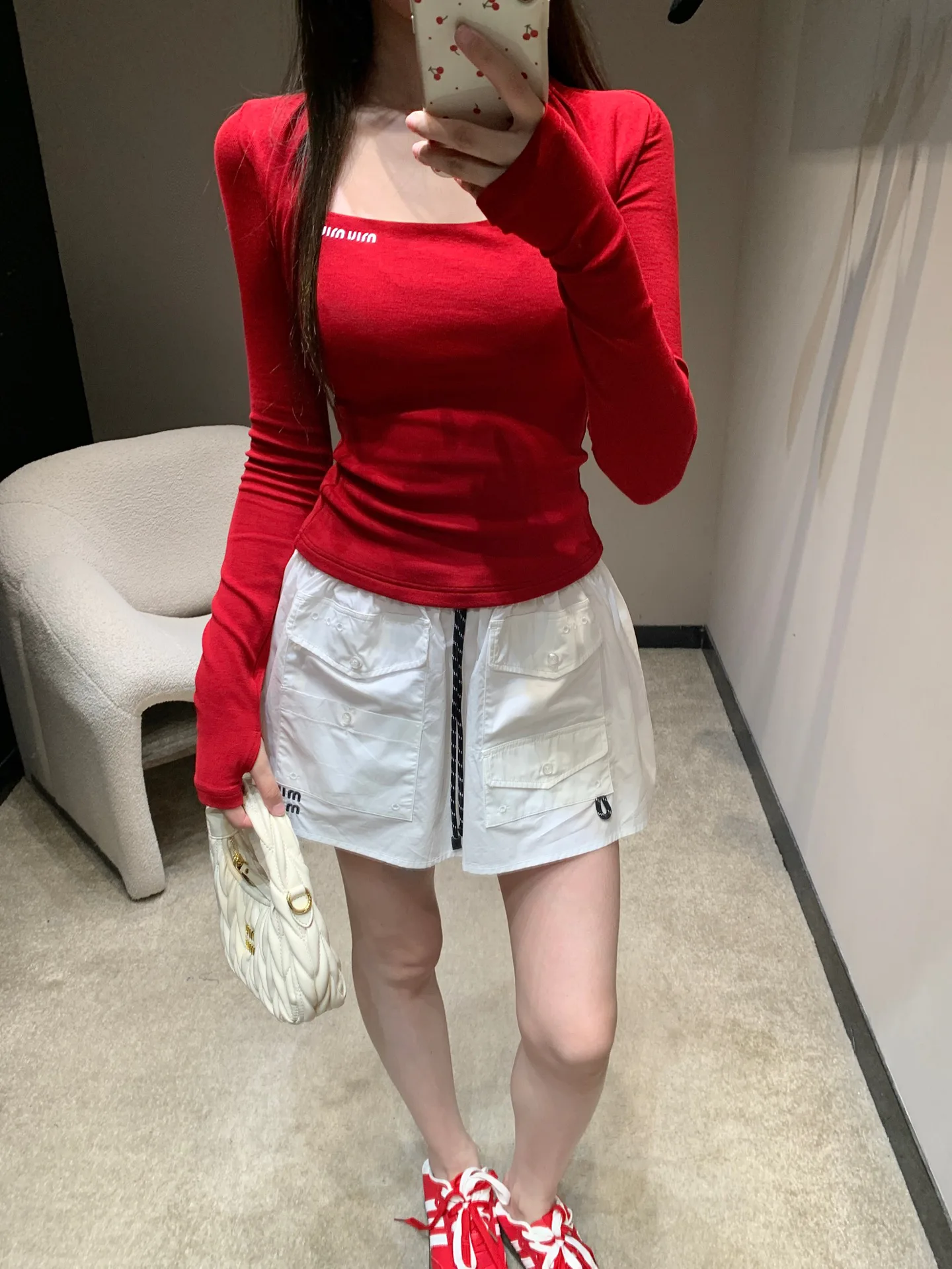 Лонгсливы Женские Miu Miu 2431898