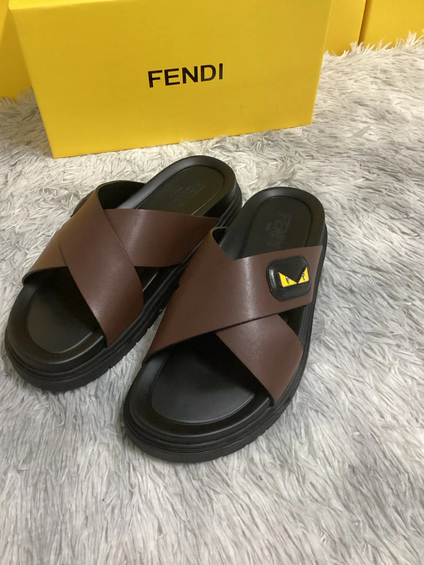 Шлепанцы Мужские Fendi 13353284