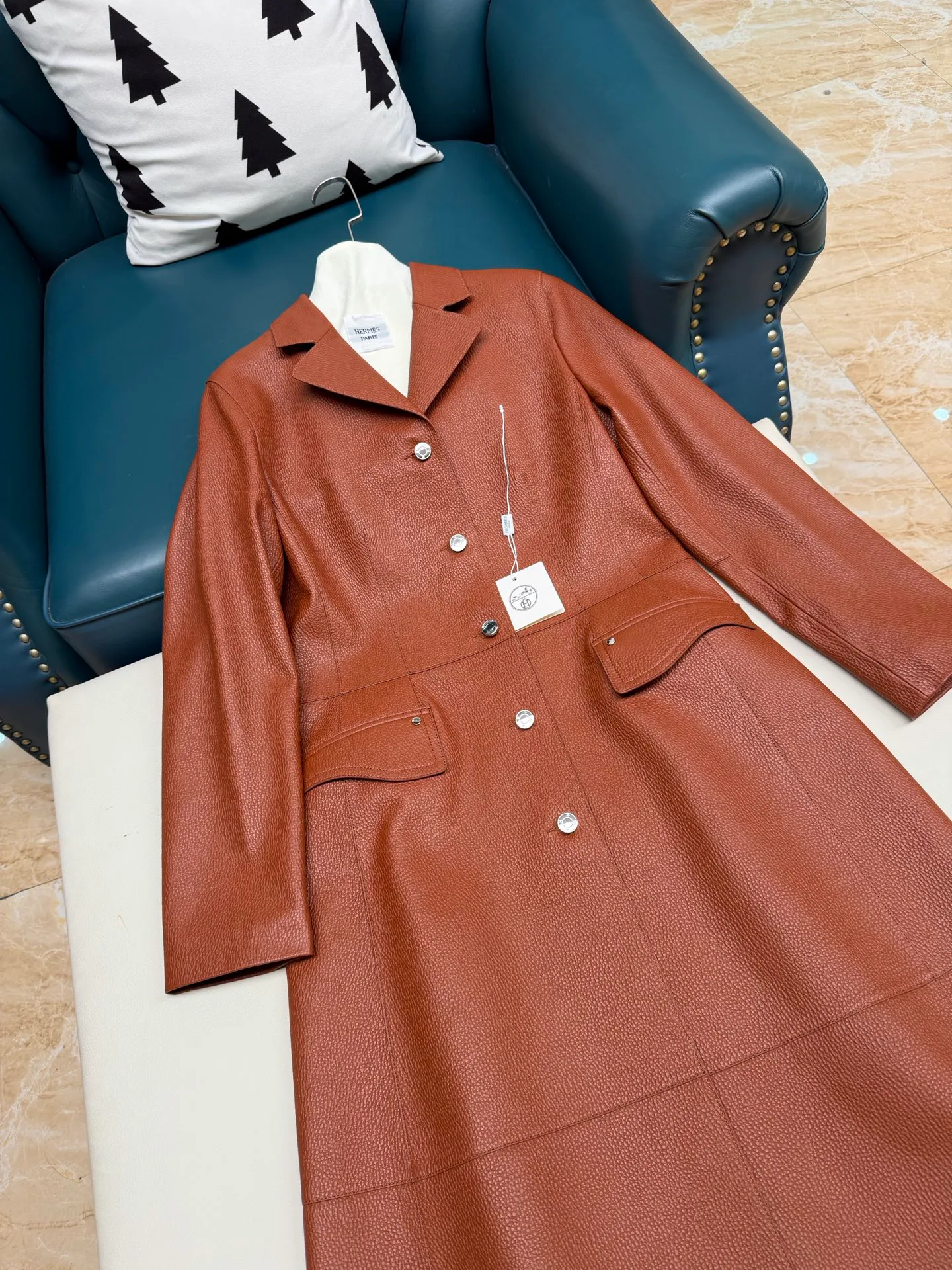 Кожаные Куртки И Дублёнки Женские Hermes 19333120