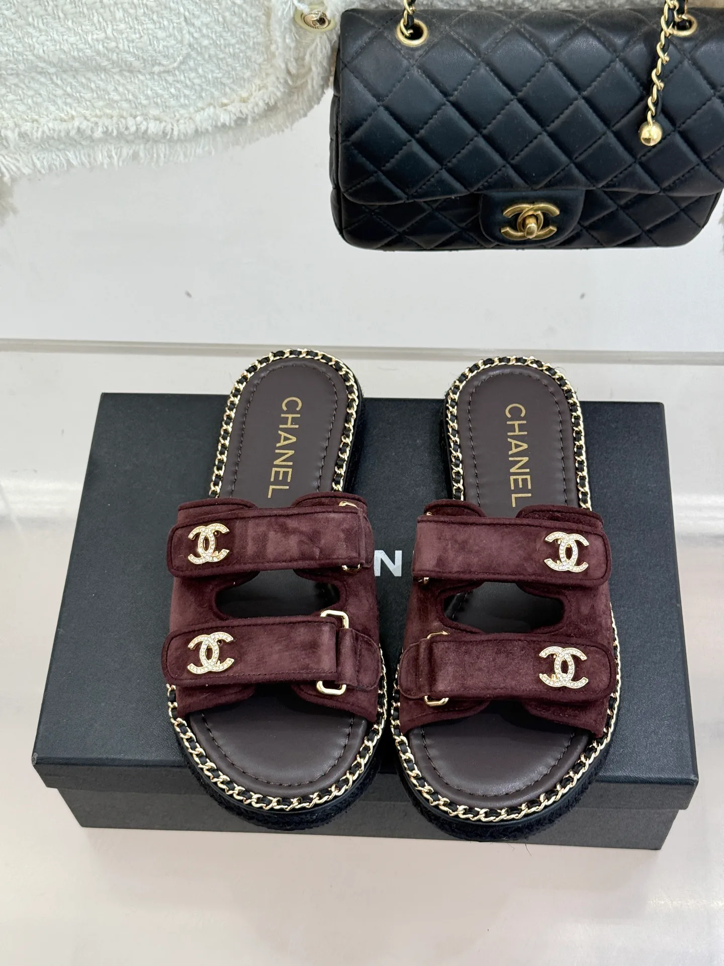 Шлепанцы Женские Chanel 1885764