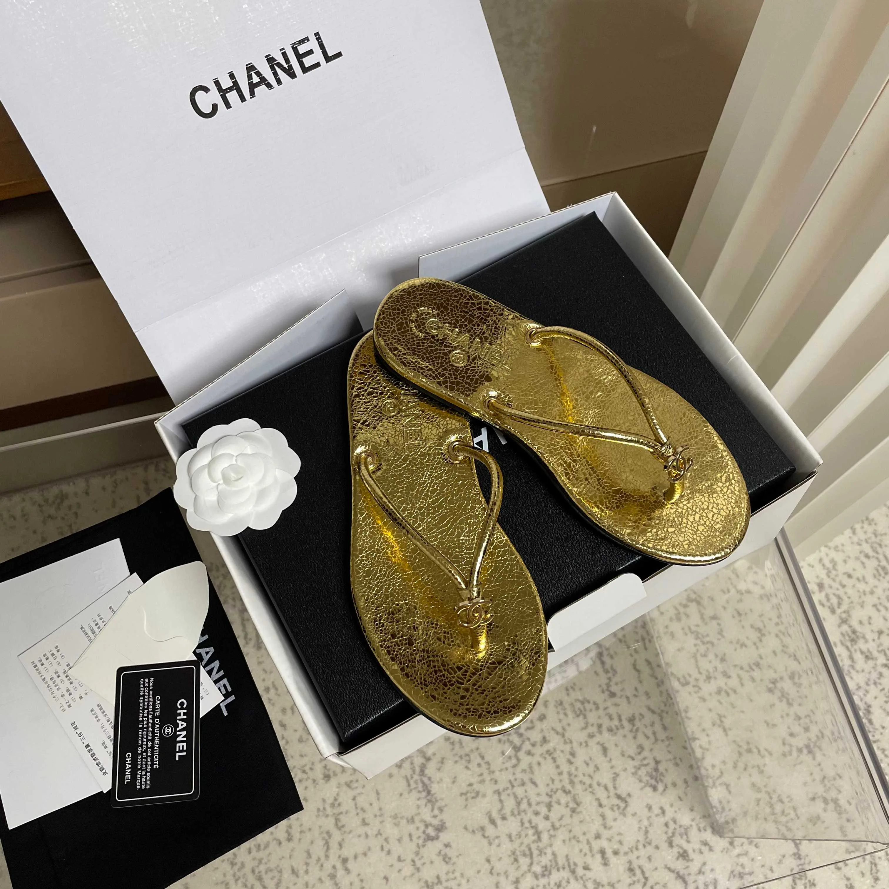 Шлепанцы Женские Chanel 11893461