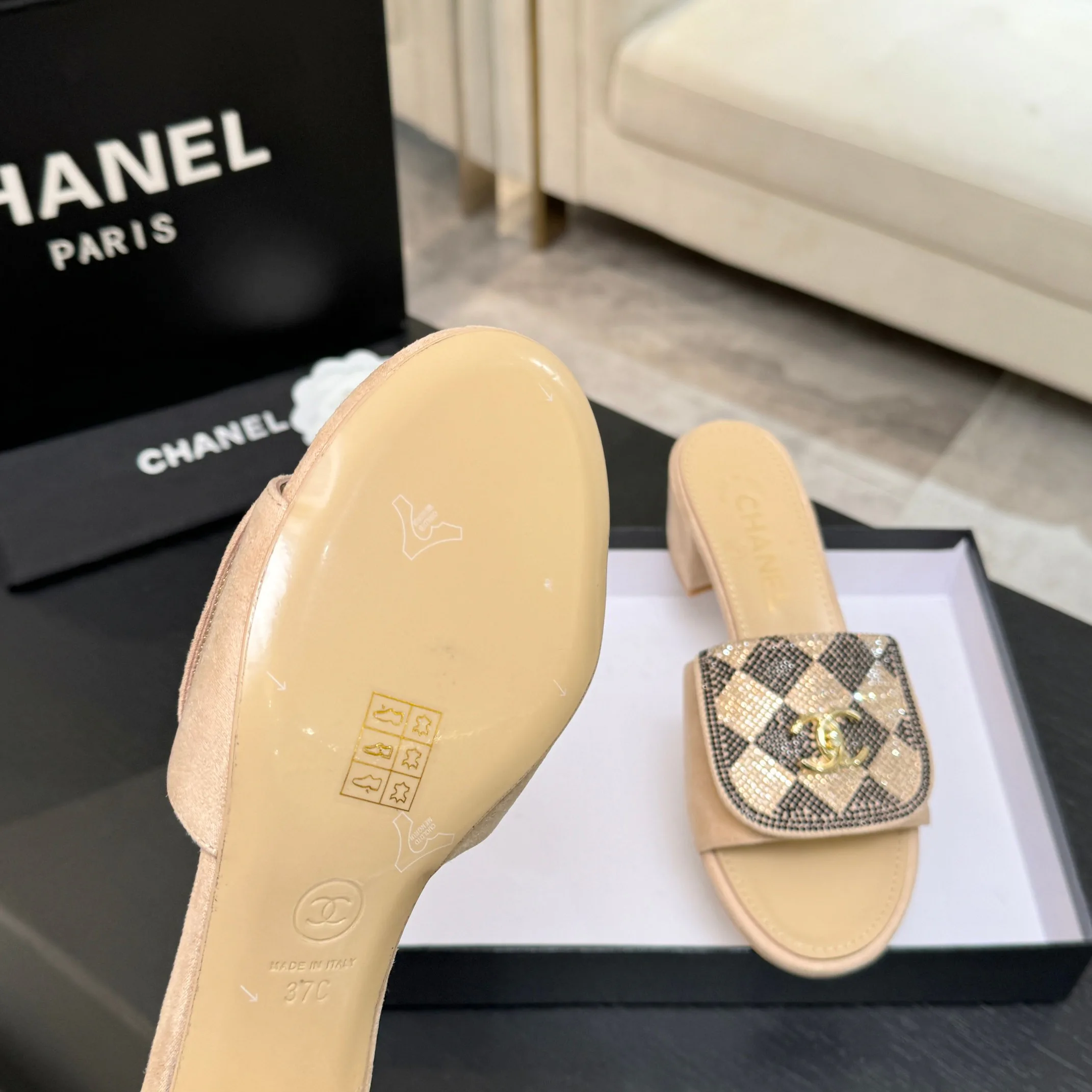 Босоножки Женские Chanel 1468220
