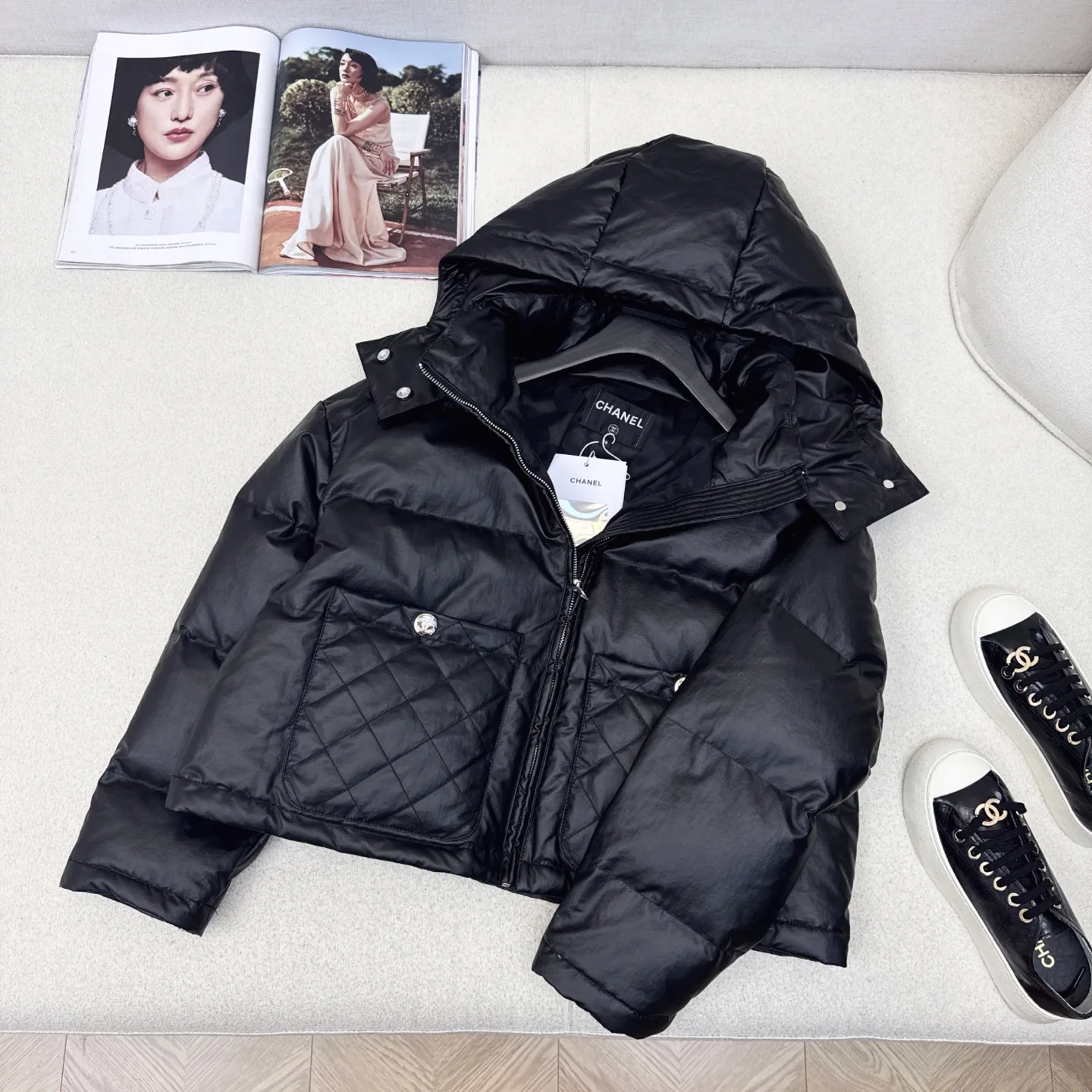 Куртки И Пуховики Женские Chanel 109810