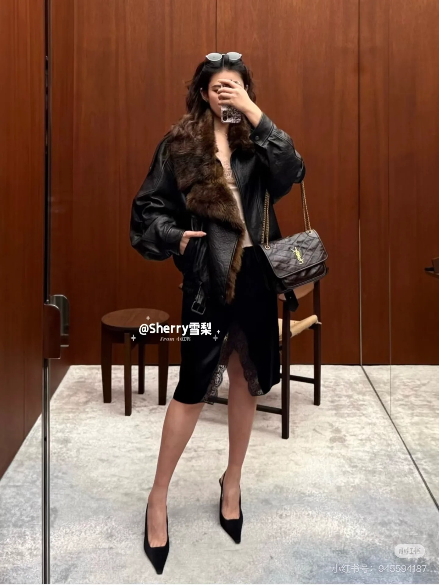 Кожаные Куртки И Дублёнки Женские Saint Laurent 18674308
