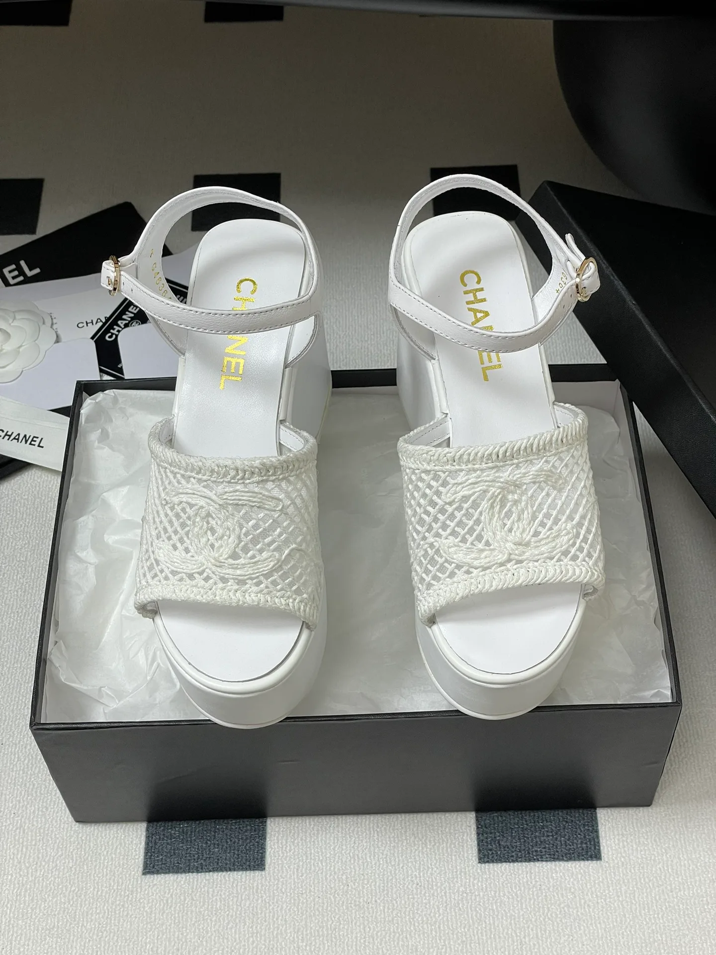 Босоножки Женские Chanel 28328