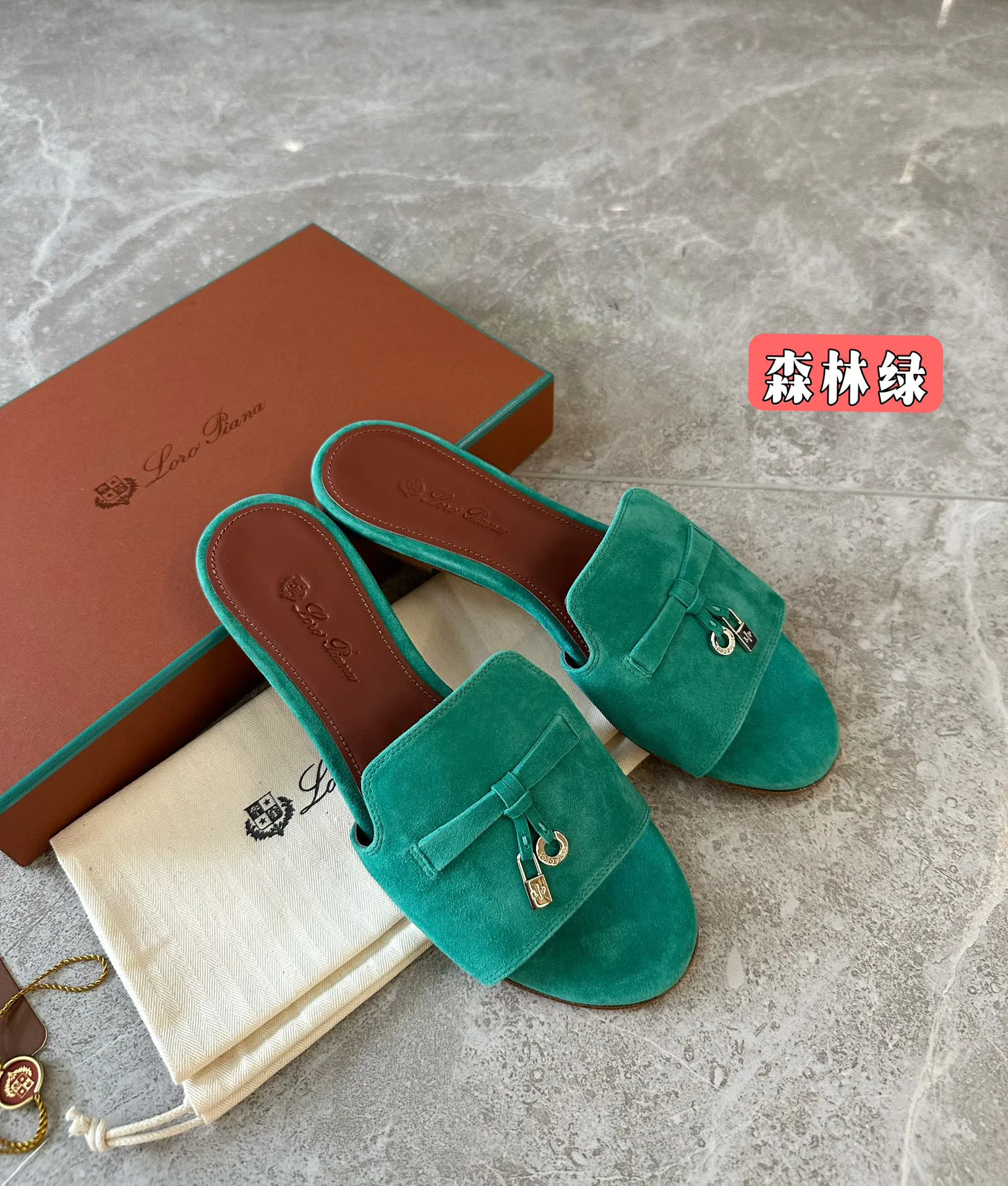 Шлепанцы Женские Loro Piana 32612