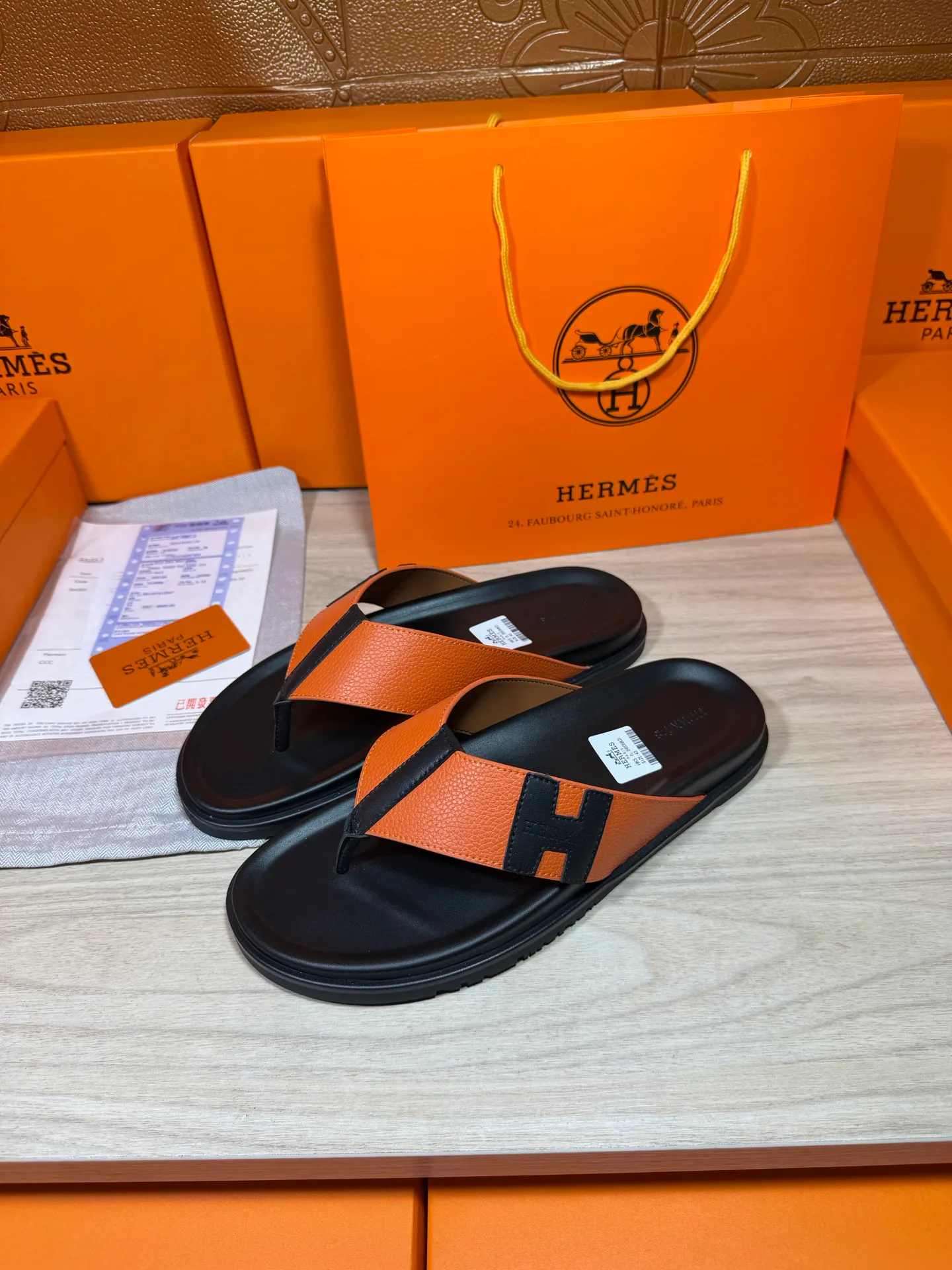 Шлепанцы Мужские Hermes 19414481