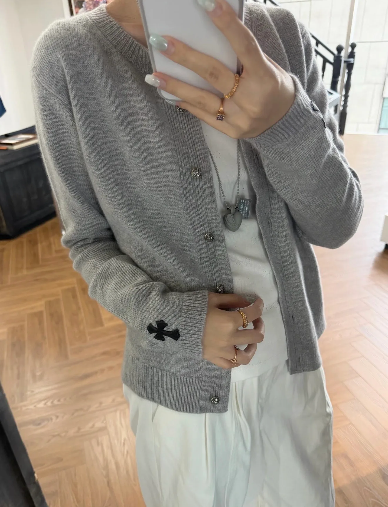 Джемперы И Свитеры Женские Chrome Hearts 19699018