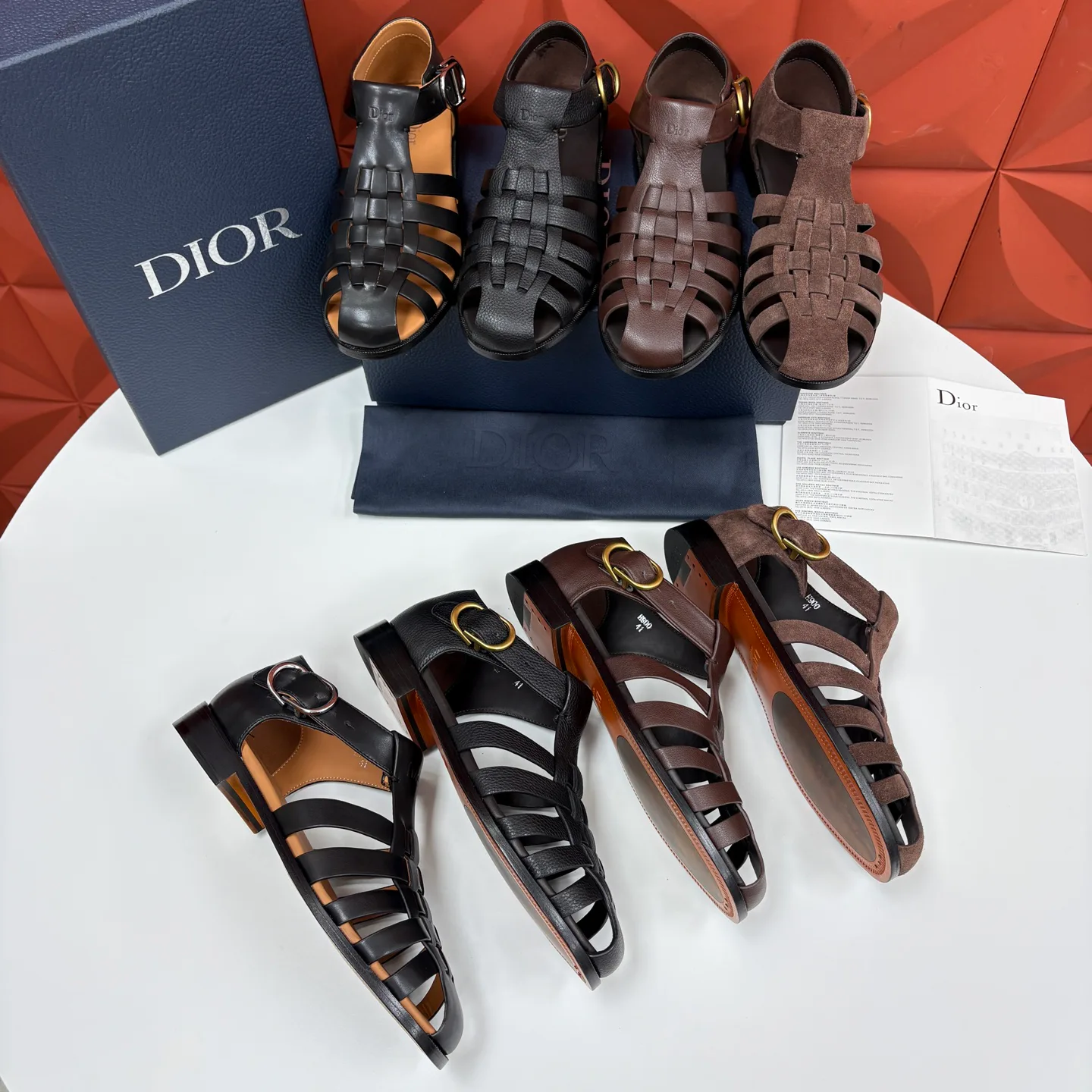 Сандалии Мужские Christian Dior 17579066