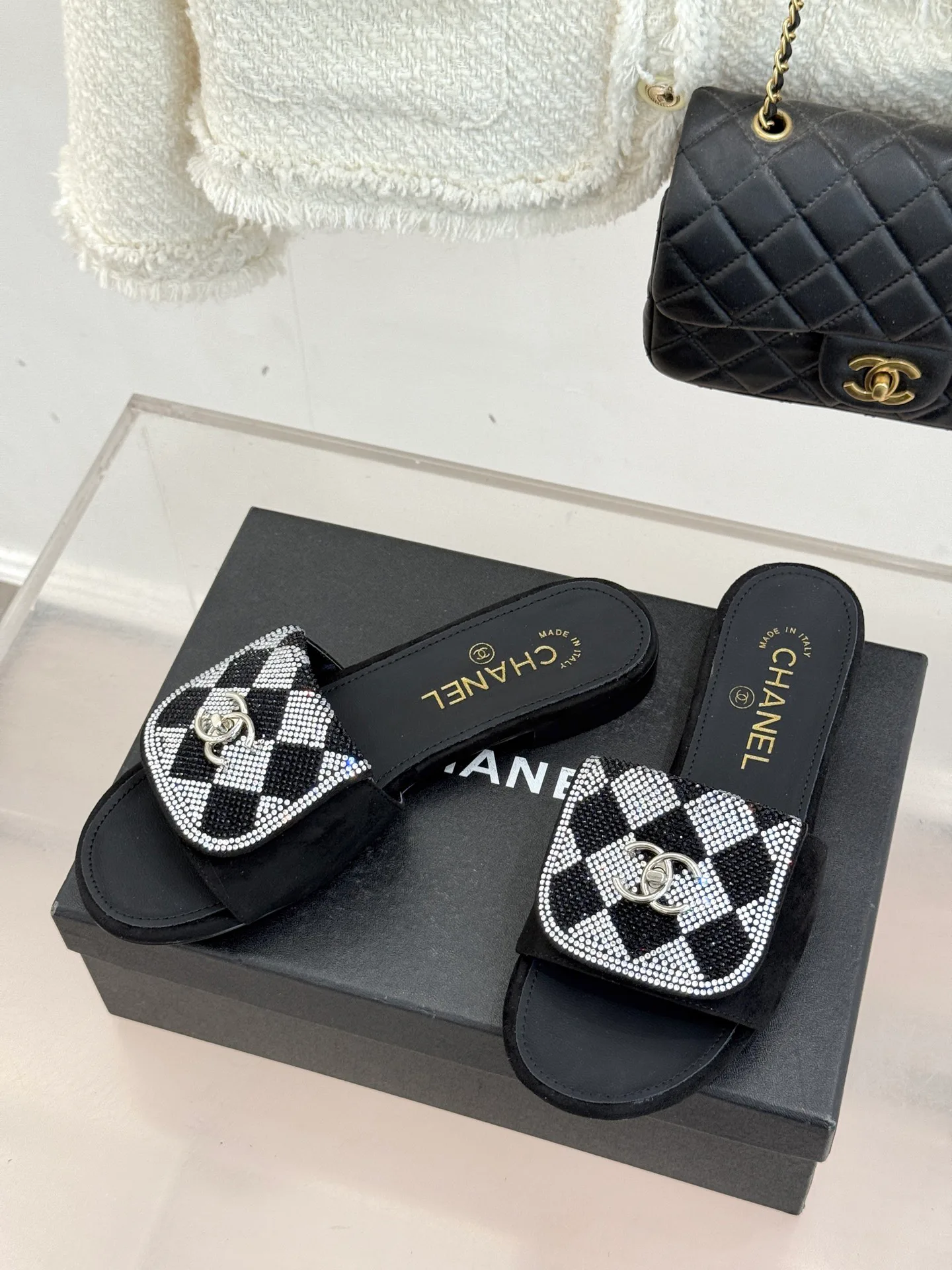 Шлепанцы Женские Chanel 1410469