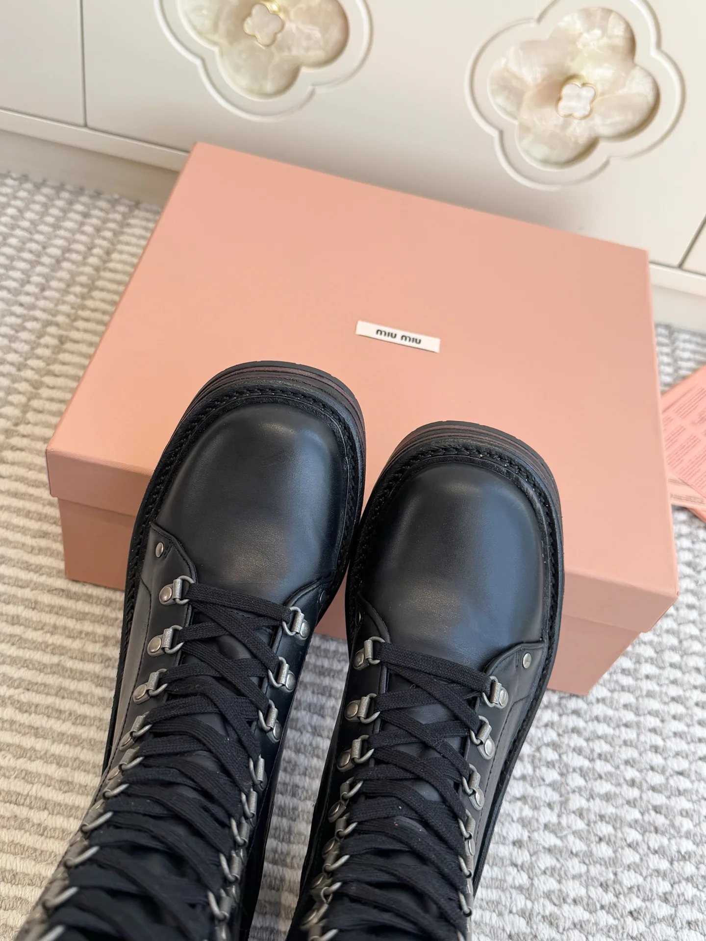 Ботинки Женские Miu Miu 17943217