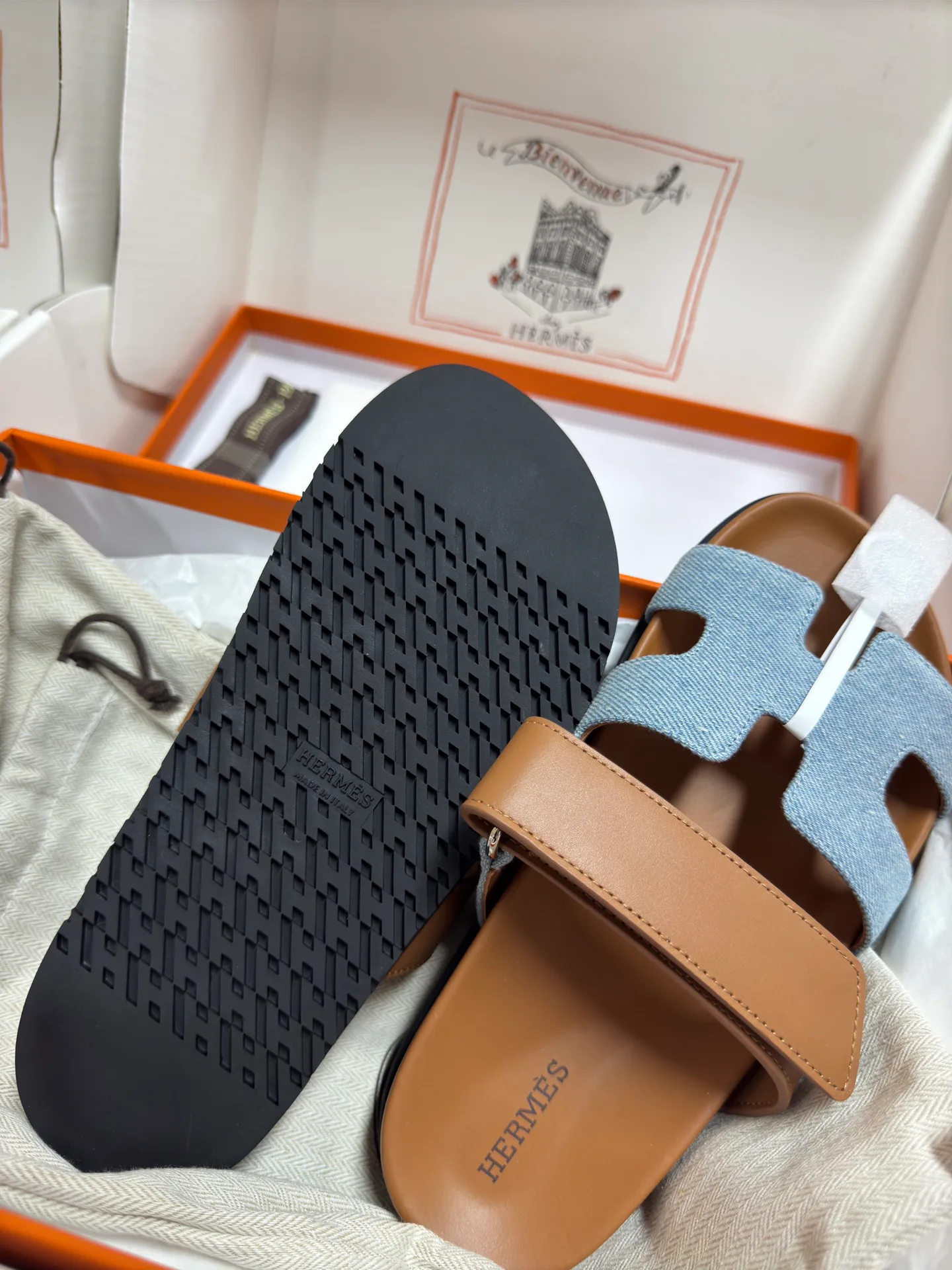 Шлепанцы Женские Hermes 5685