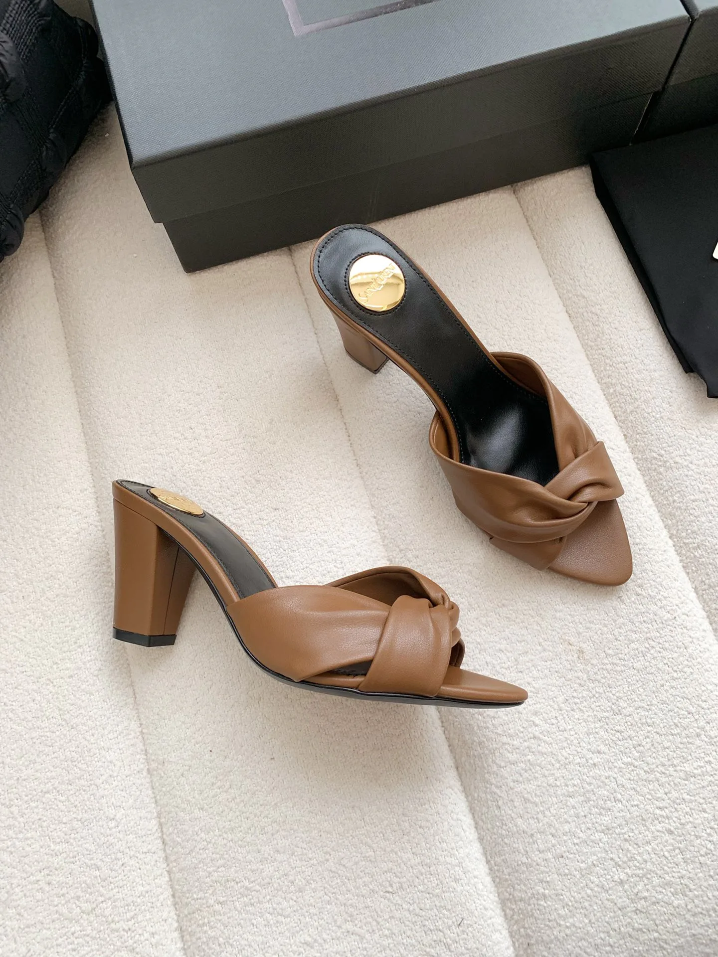Мюли И Сабо Женские Saint Laurent 17371749