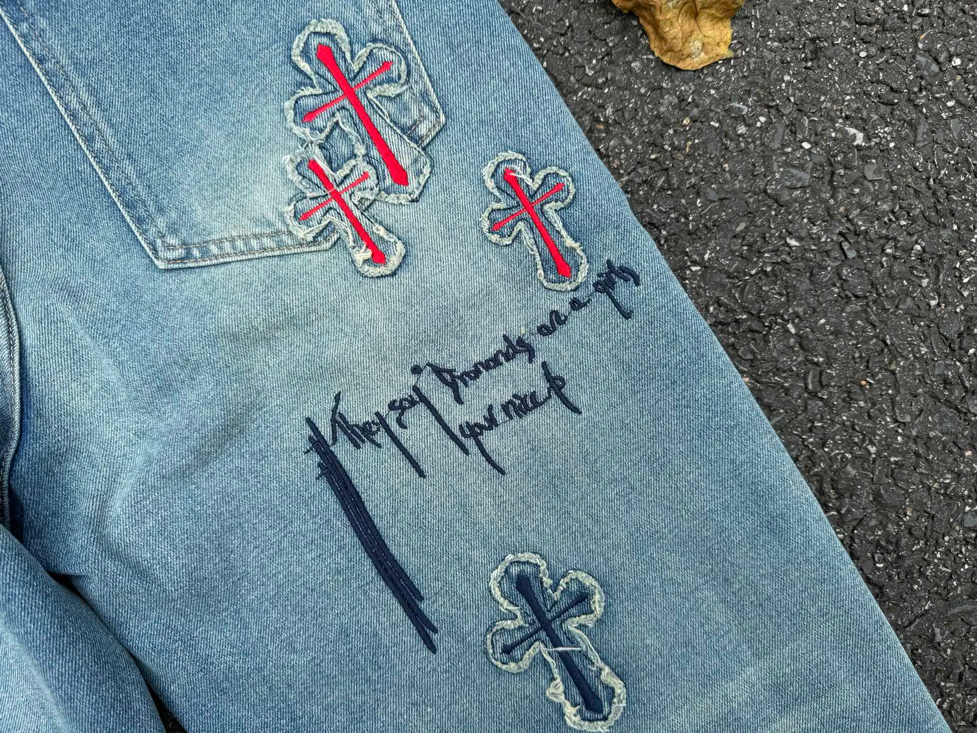Джинсы Мужские Chrome Hearts 17489853