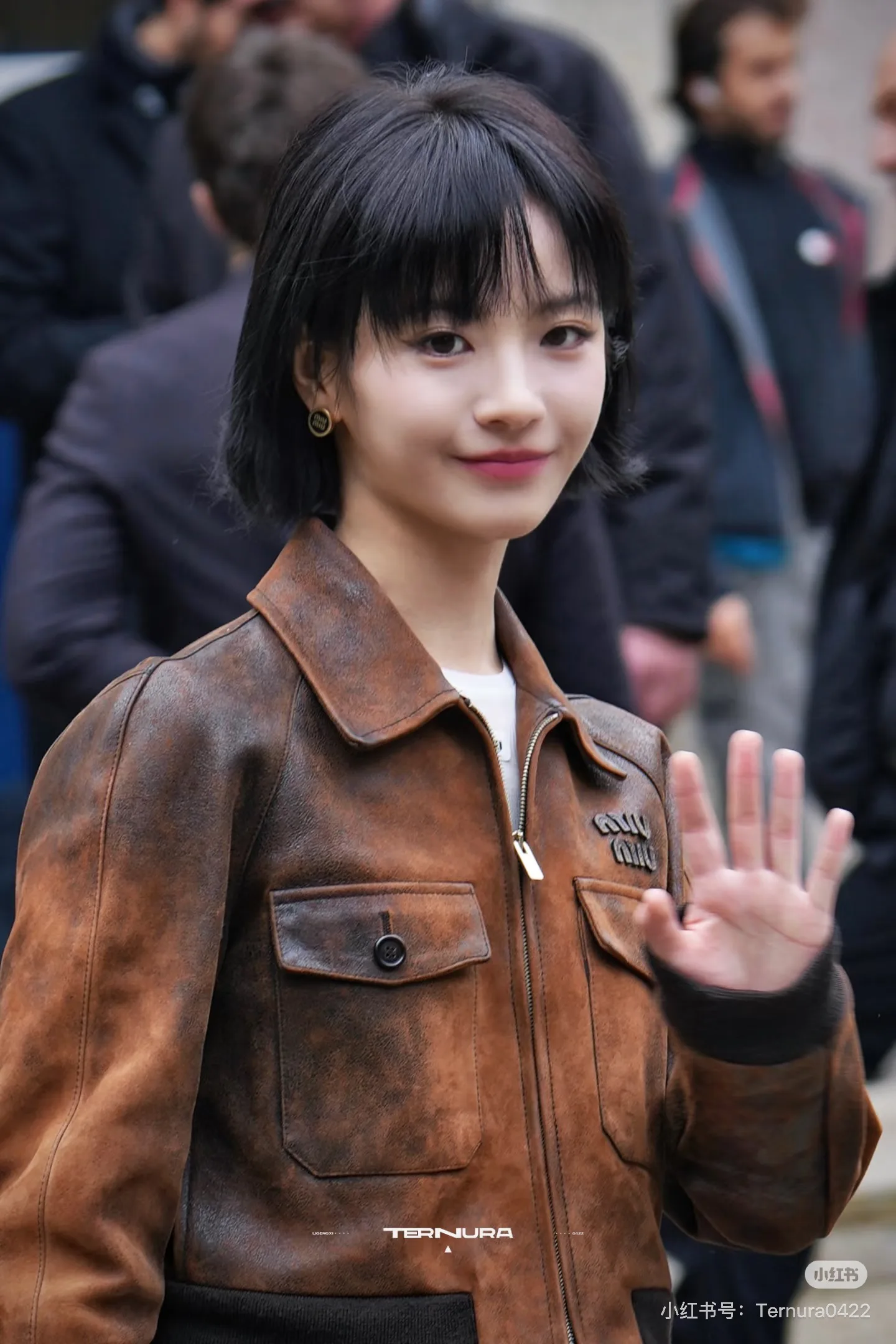 Кожаные Куртки И Дублёнки Женские Miu Miu 1408031