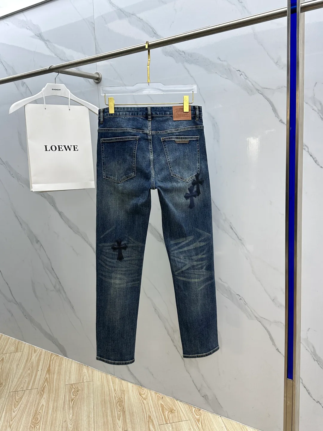 Джинсы Мужские Chrome Hearts 18596900