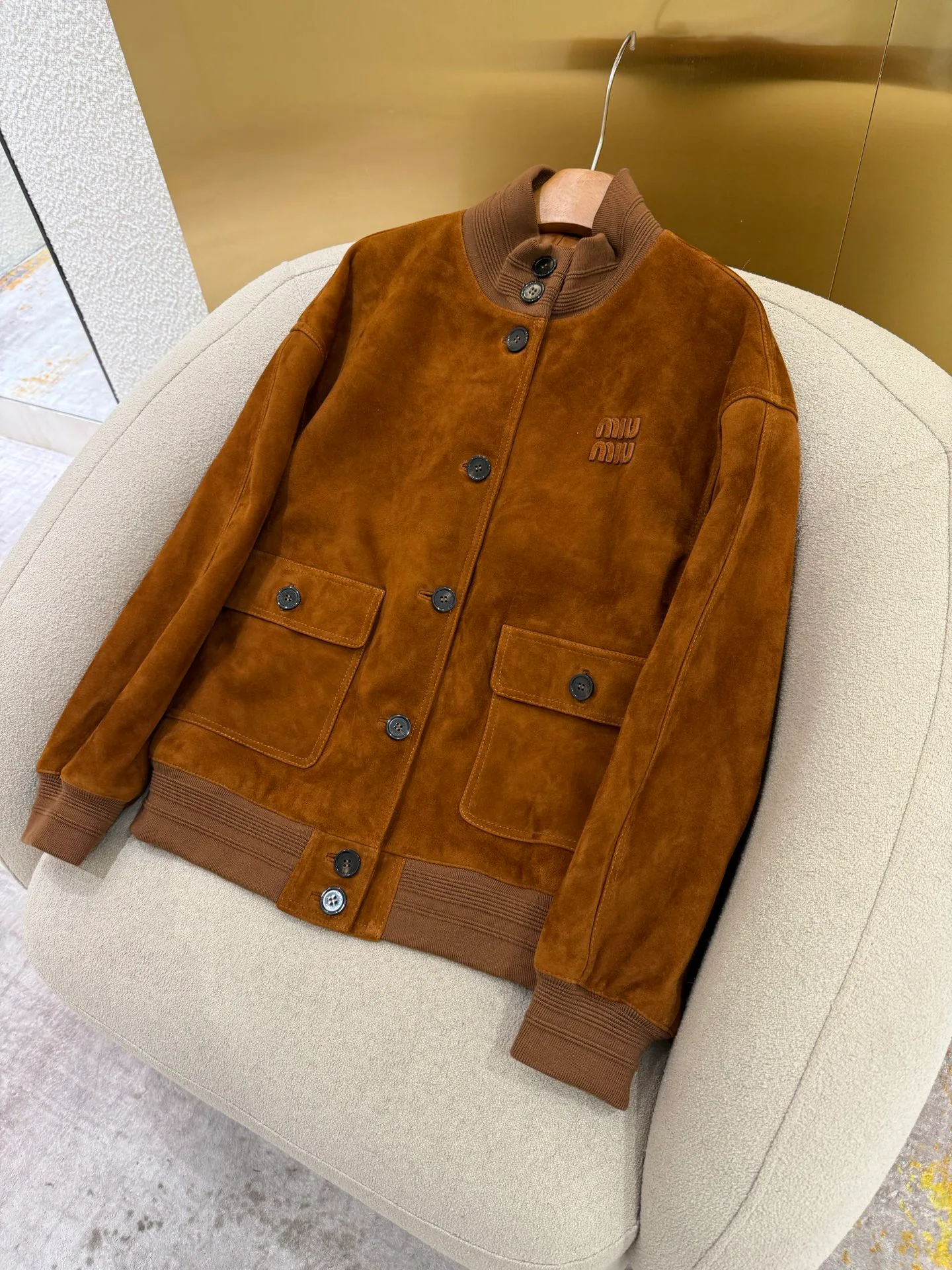 Кожаные Куртки И Дублёнки Женские Miu Miu 11164850