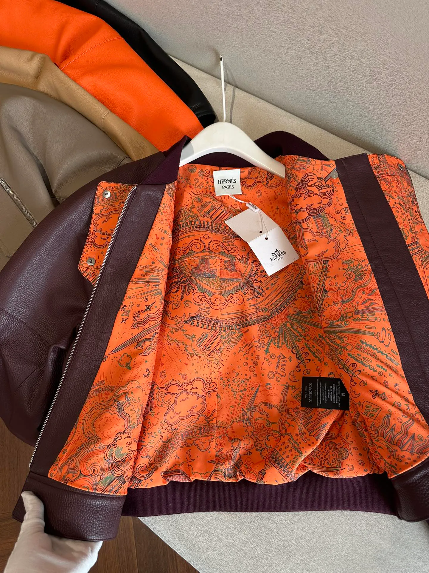 Кожаные Куртки И Дублёнки Женские Hermes 10062748