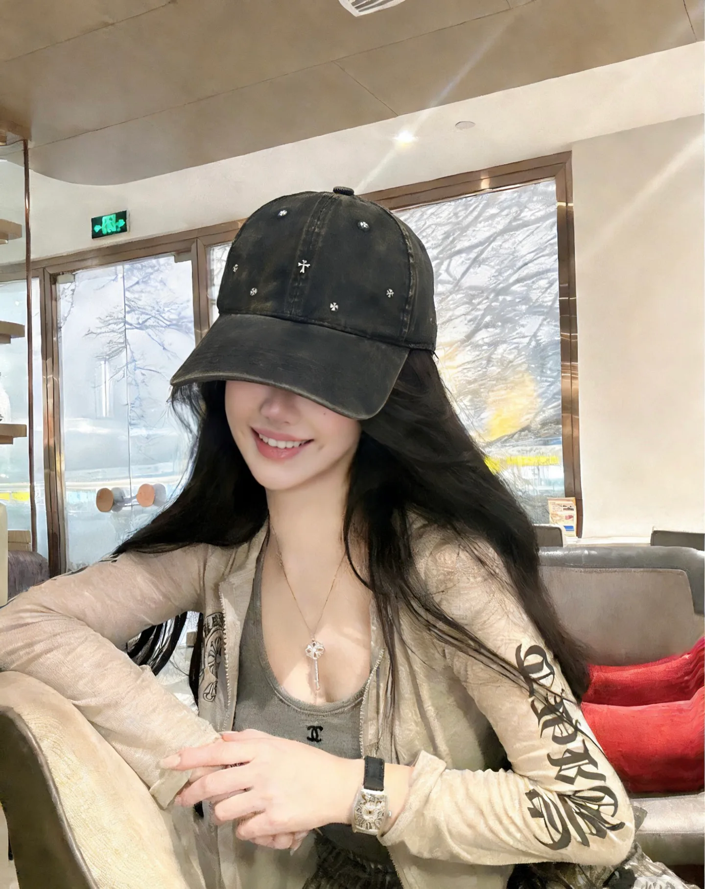 Головные Уборы Chrome Hearts 11585451